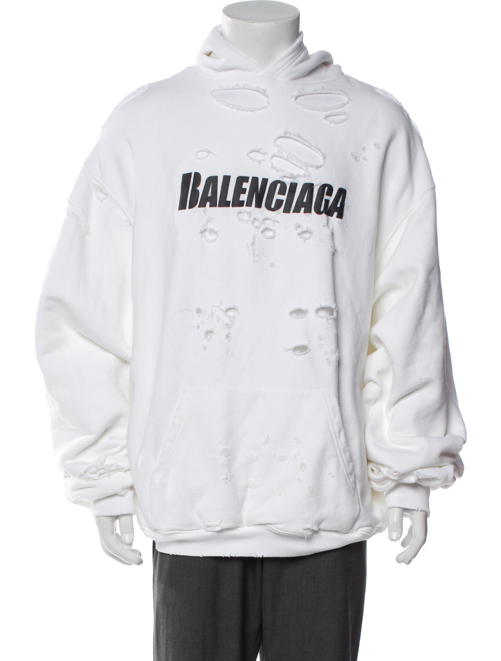 Balenciaga 2022 Stencil Logo Hoodie