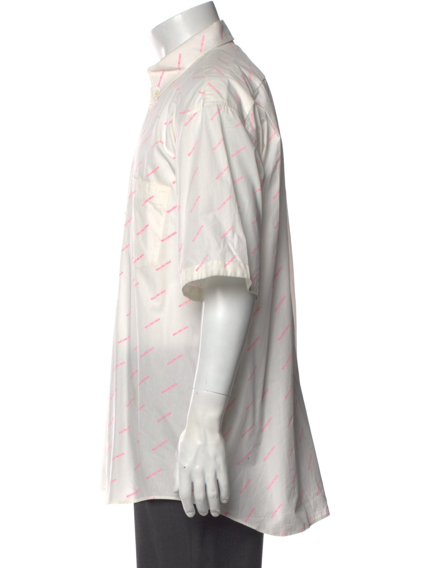 Balenciaga 2020 All Over Logo Shirt