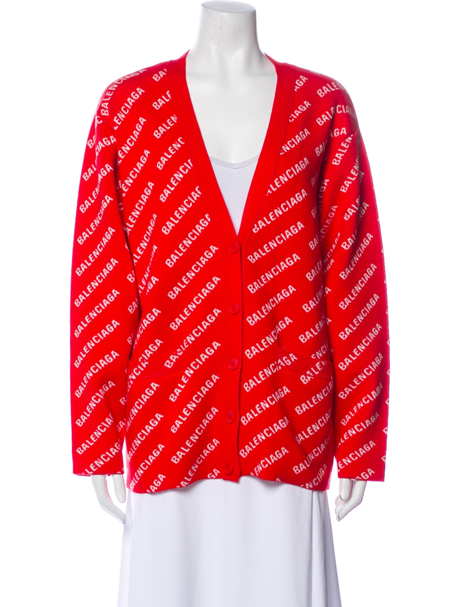 Balenciaga 2021 'All Over' Sweater w/ Tags