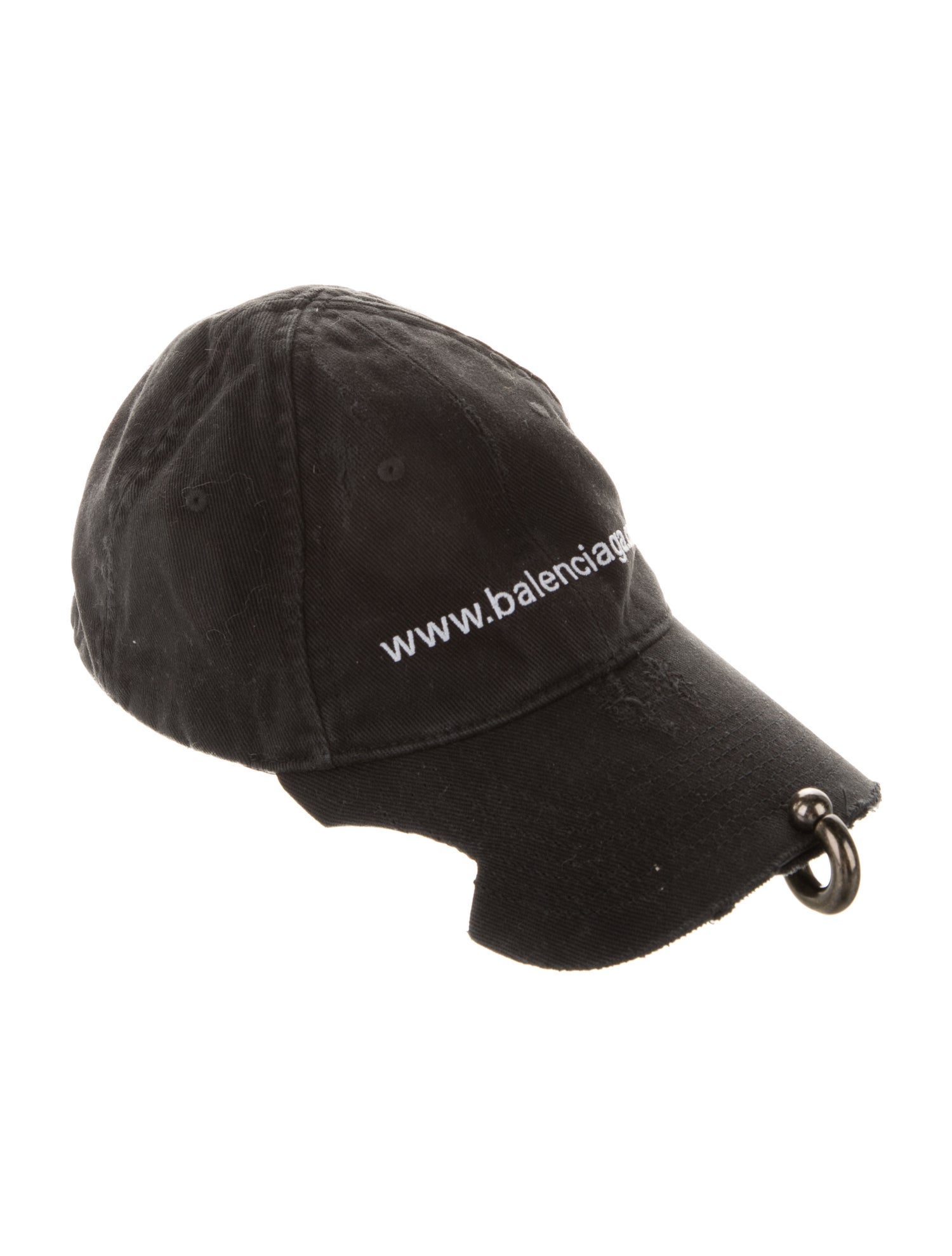 Balenciaga Pierced Website Baseball Cap