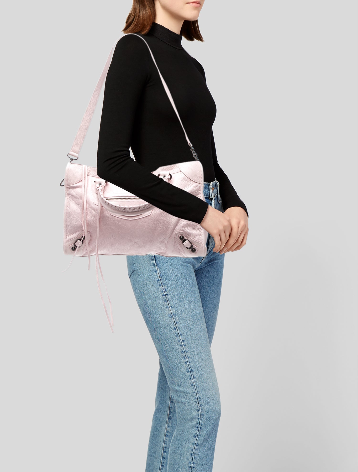 Balenciaga Leather Motocross Classic City