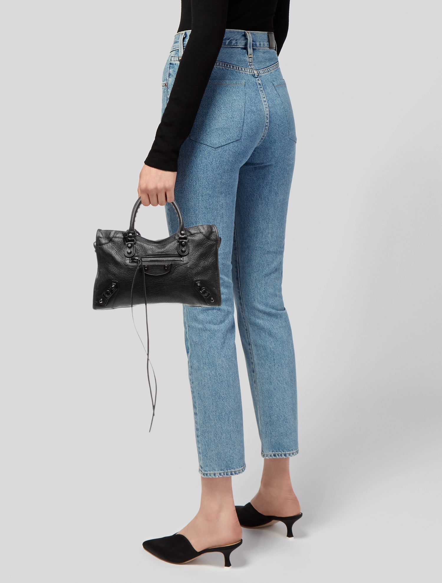 Balenciaga Leather Motocross Classic City