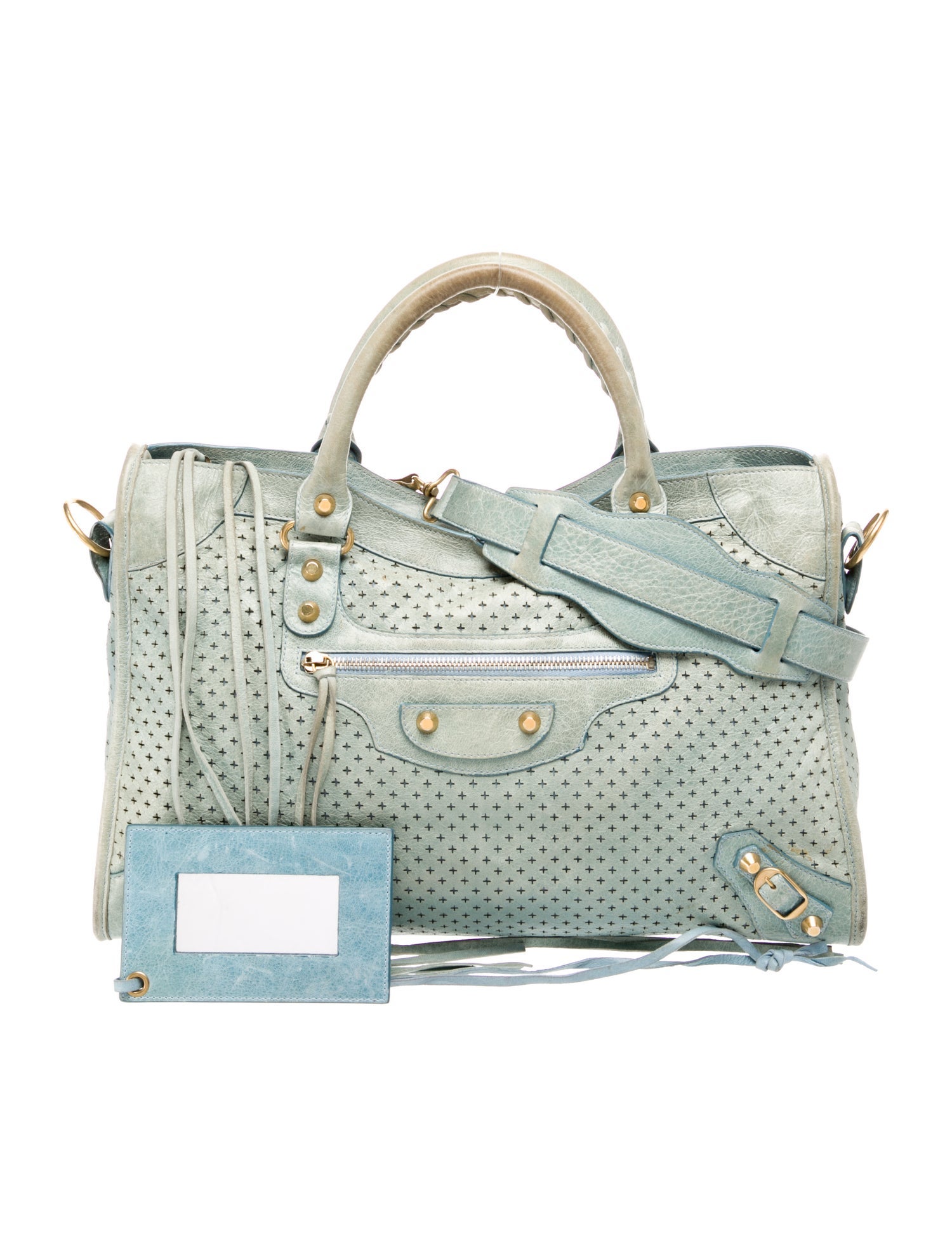 Balenciaga Leather Motocross Classic City