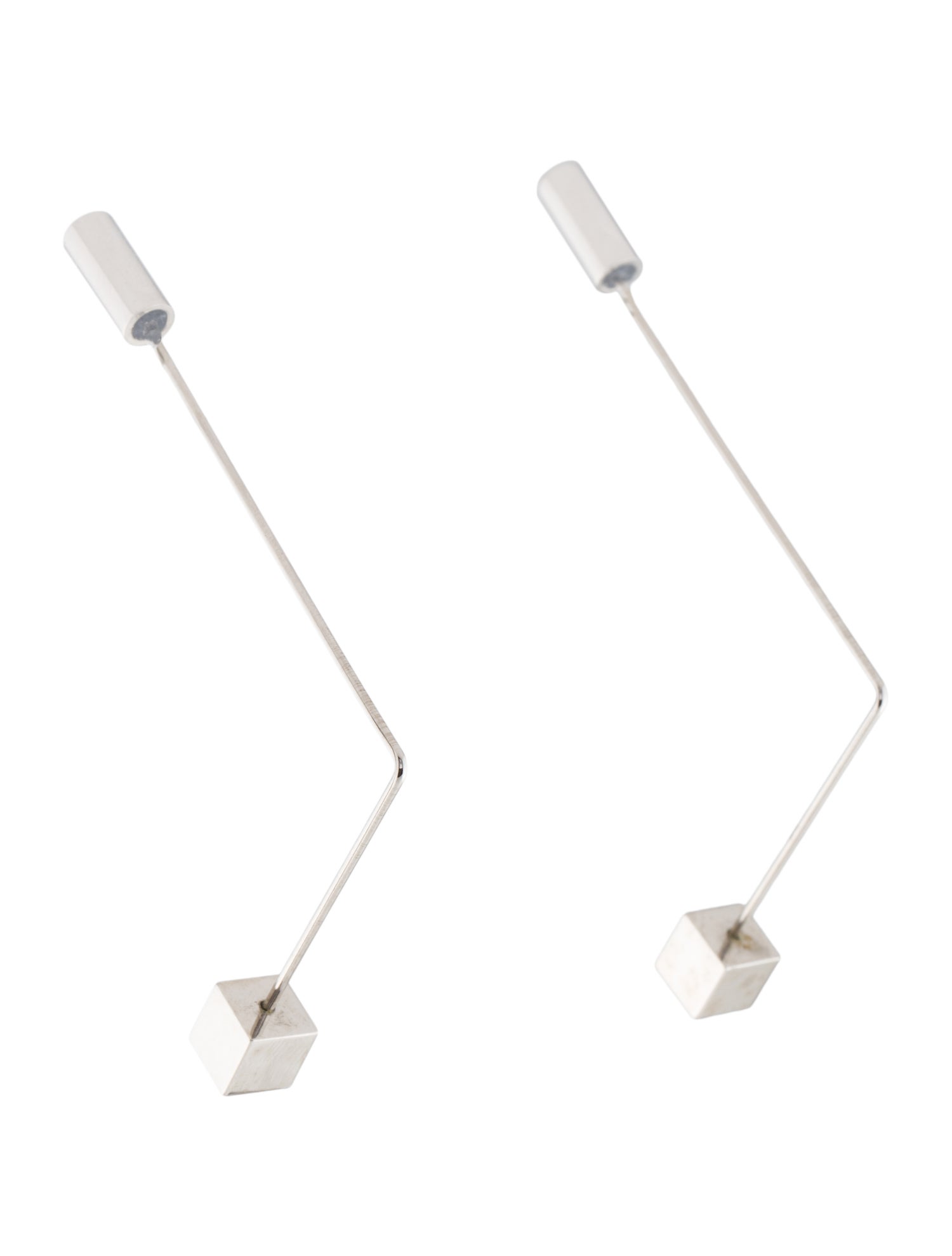 Balenciaga Angular Tie Pin Earrings