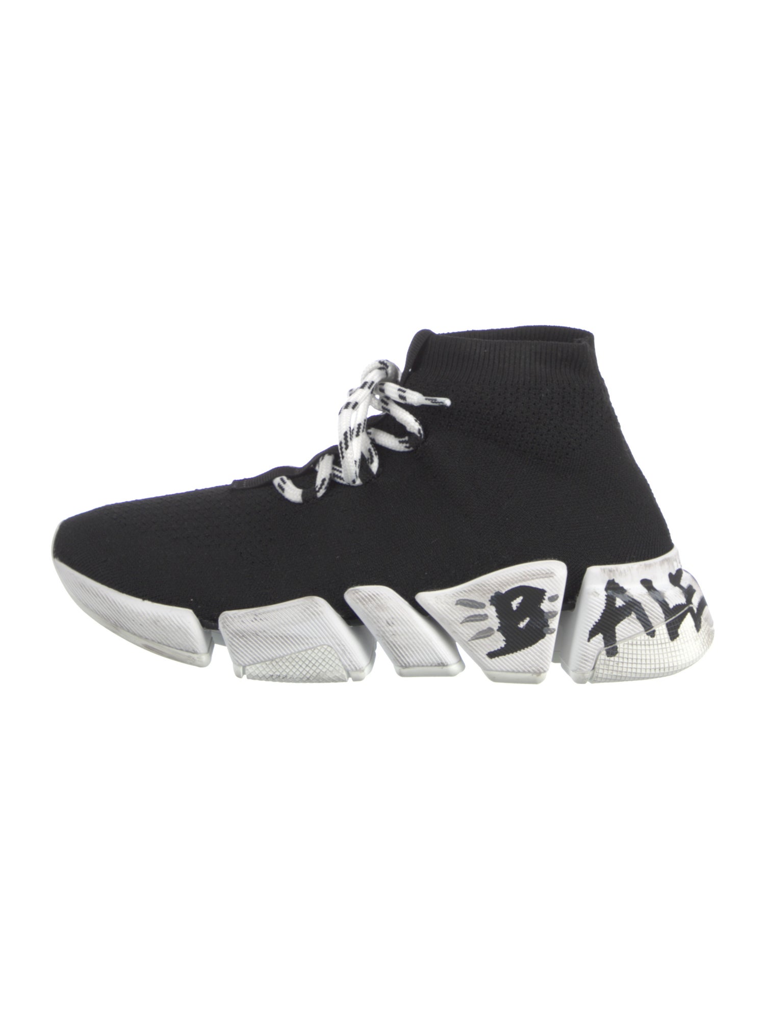 Balenciaga Speed Trainer Lace Up 2.0 'Graffitti' Sneakers