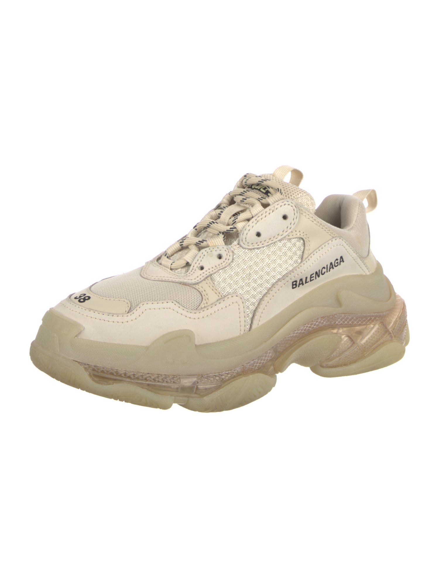 Balenciaga Triple S Clear Sole Chunky Sneakers