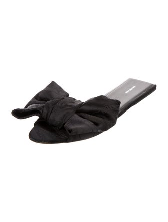 Balenciaga Bow Accents Slides