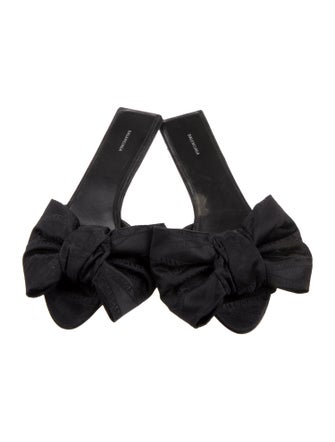 Balenciaga Bow Accents Slides