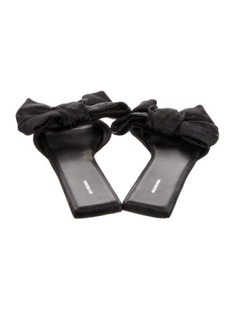 Balenciaga Bow Accents Slides