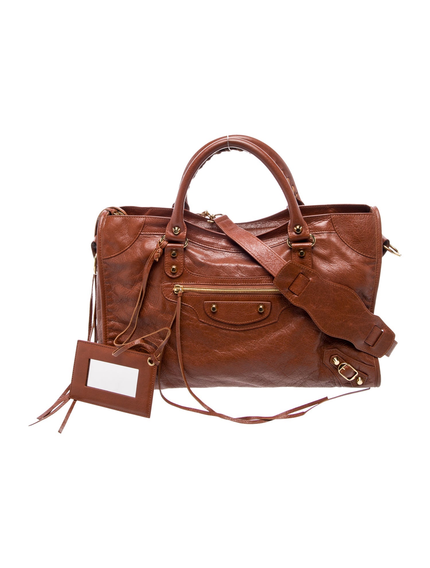 Balenciaga Leather Motocross Classic City