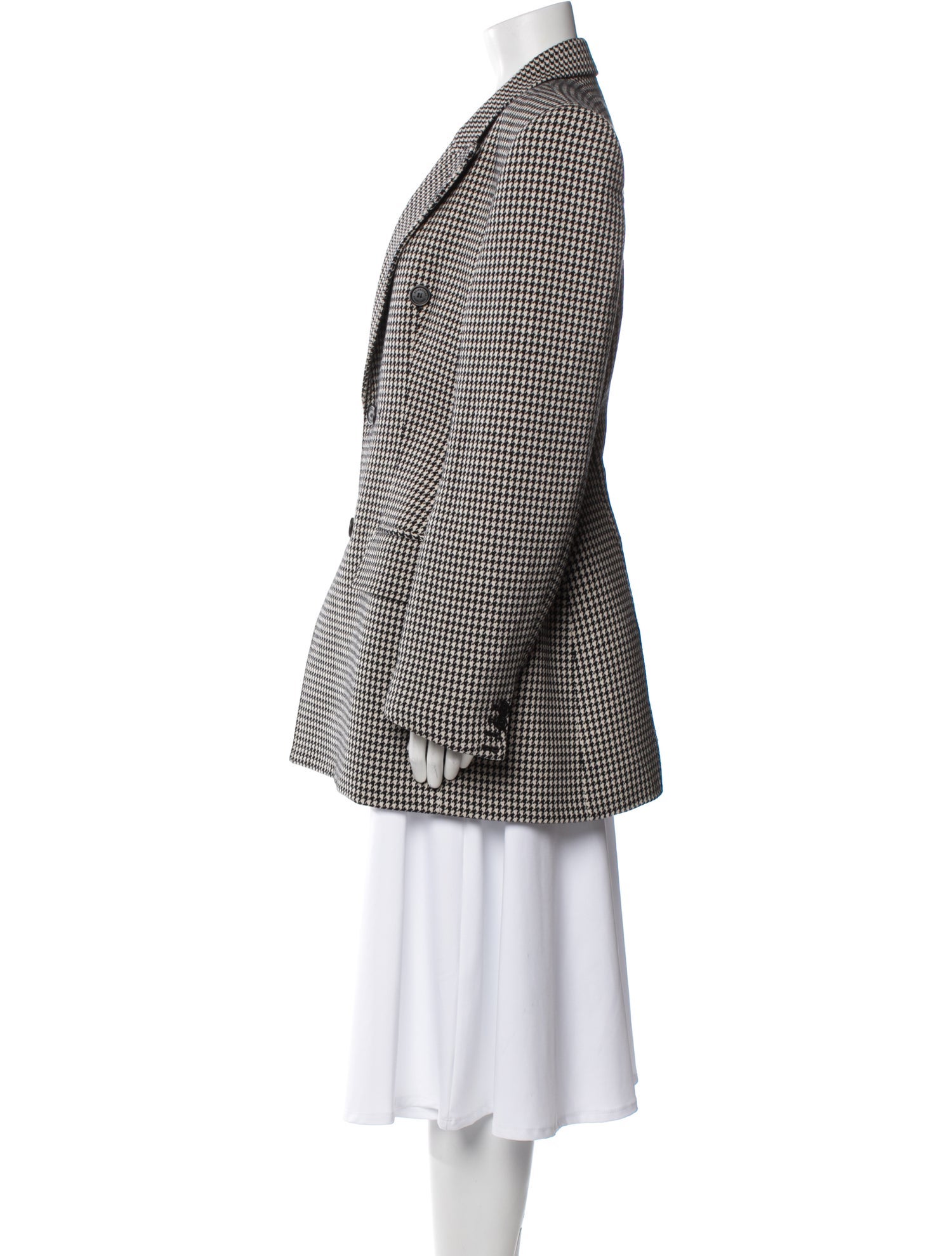 Balenciaga 2024 'Houndstooth' Peacoat