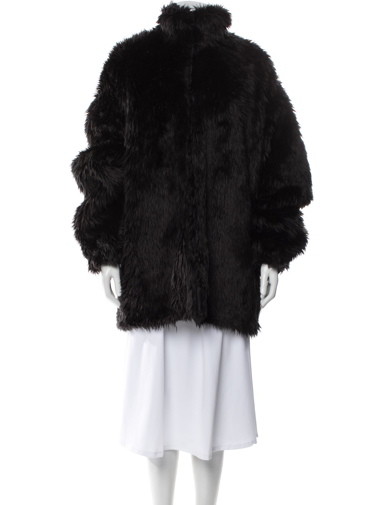 Balenciaga 2022 Faux Fur Faux Fur Coat w/ Tags