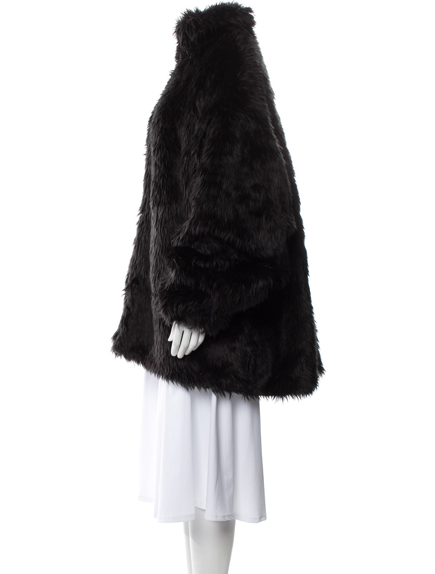 Balenciaga 2022 Faux Fur Faux Fur Coat w/ Tags