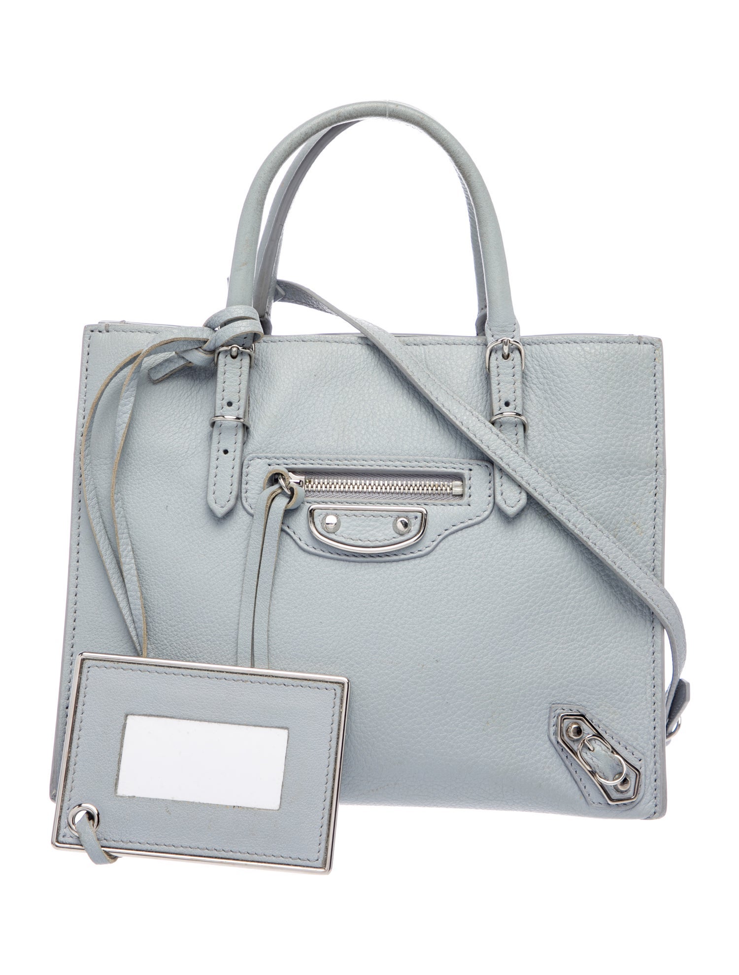 Balenciaga Leather Motocross City Metallic Edge