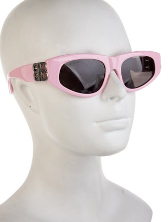 Balenciaga Square Tinted Sunglasses