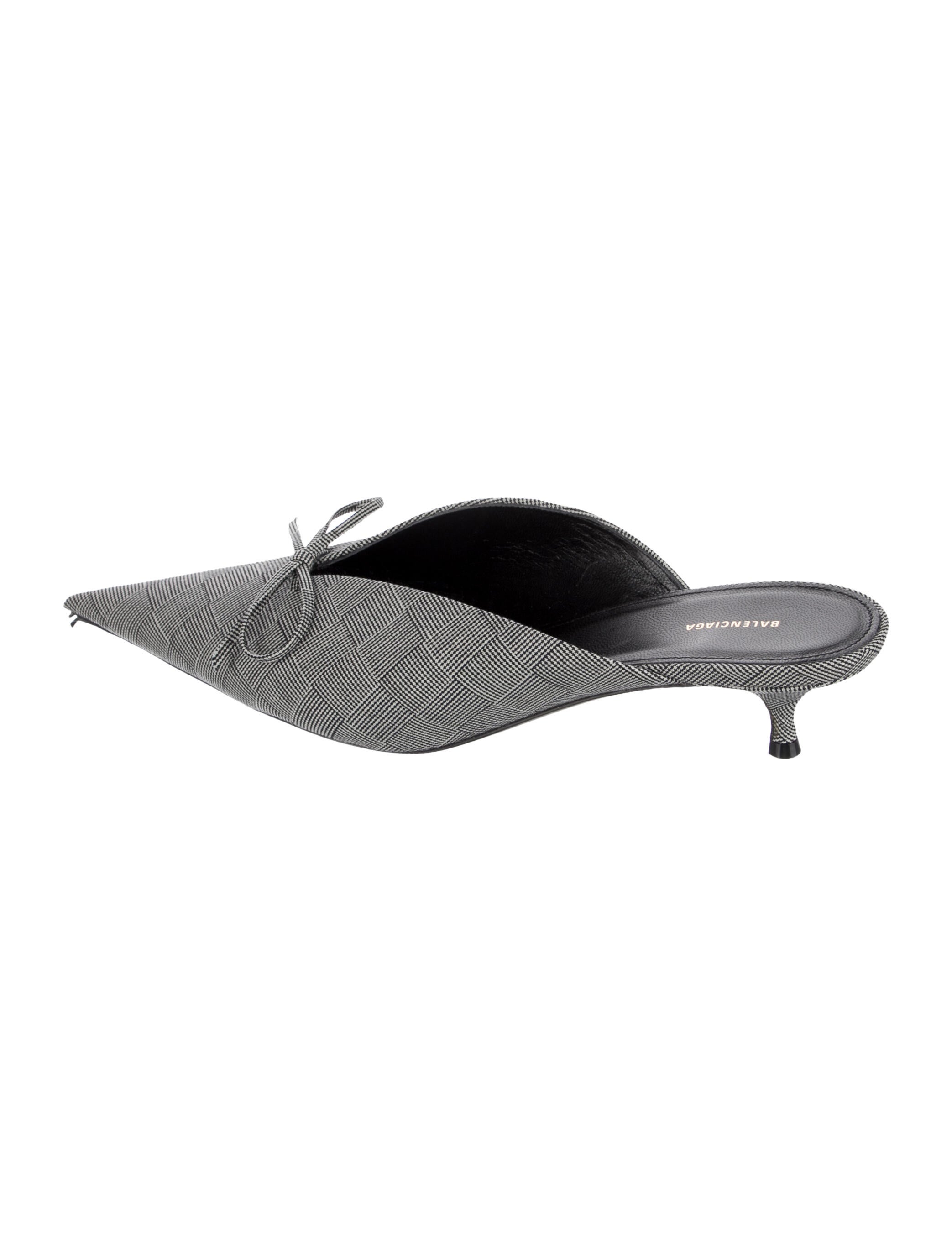 Balenciaga Bow Accents Mules