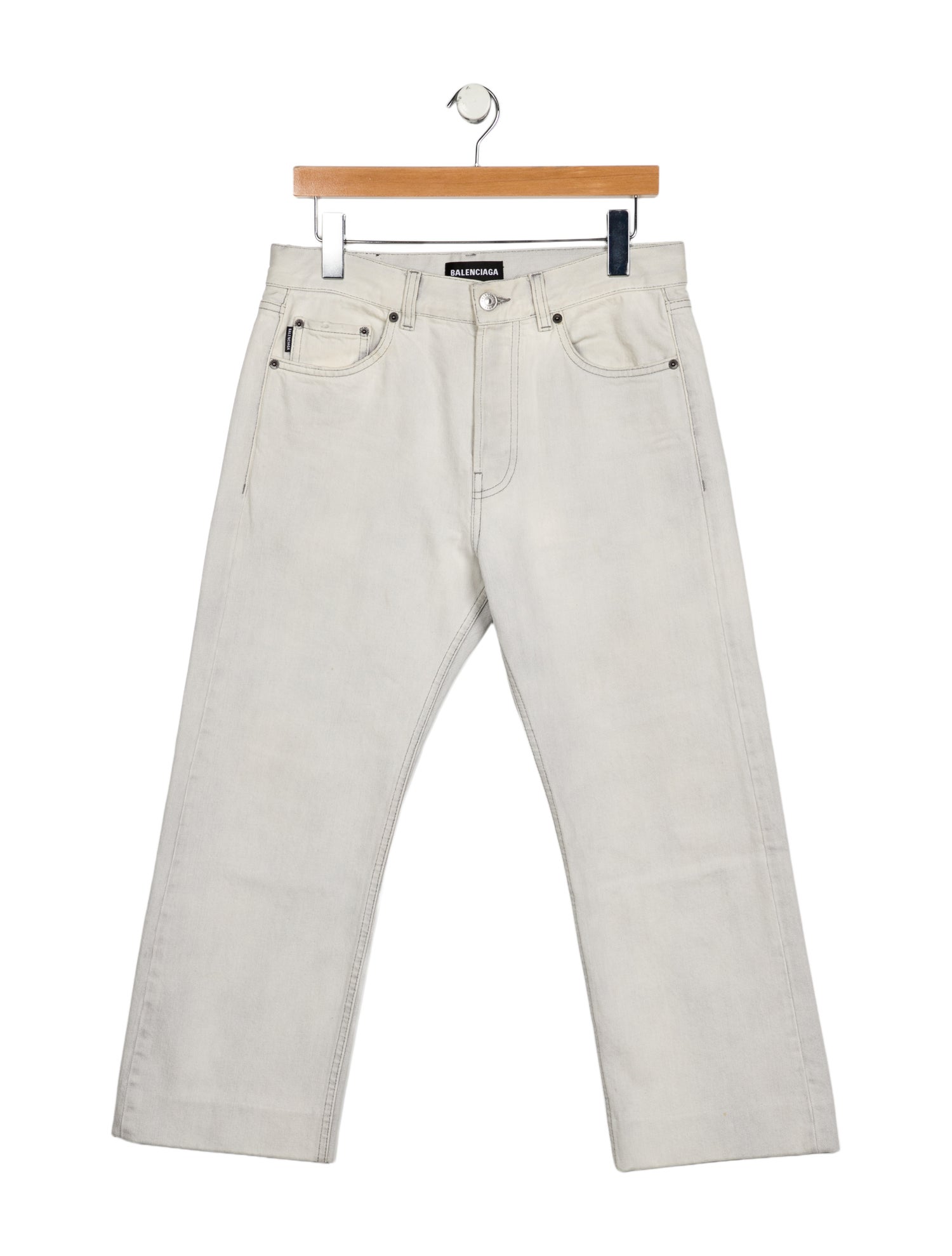 Balenciaga 2019 Straight-Leg Jeans