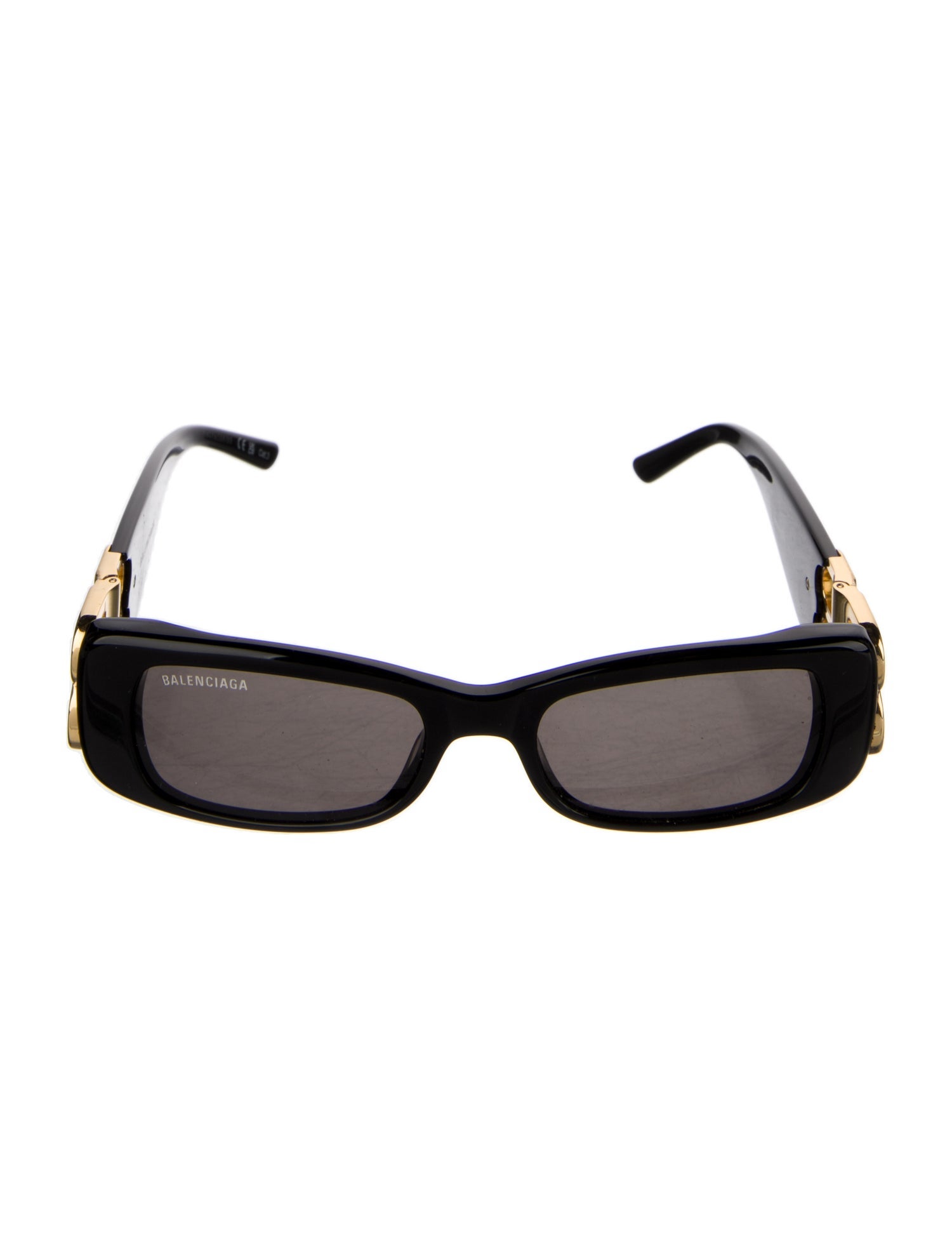 Balenciaga Signature Logo Square Sunglasses