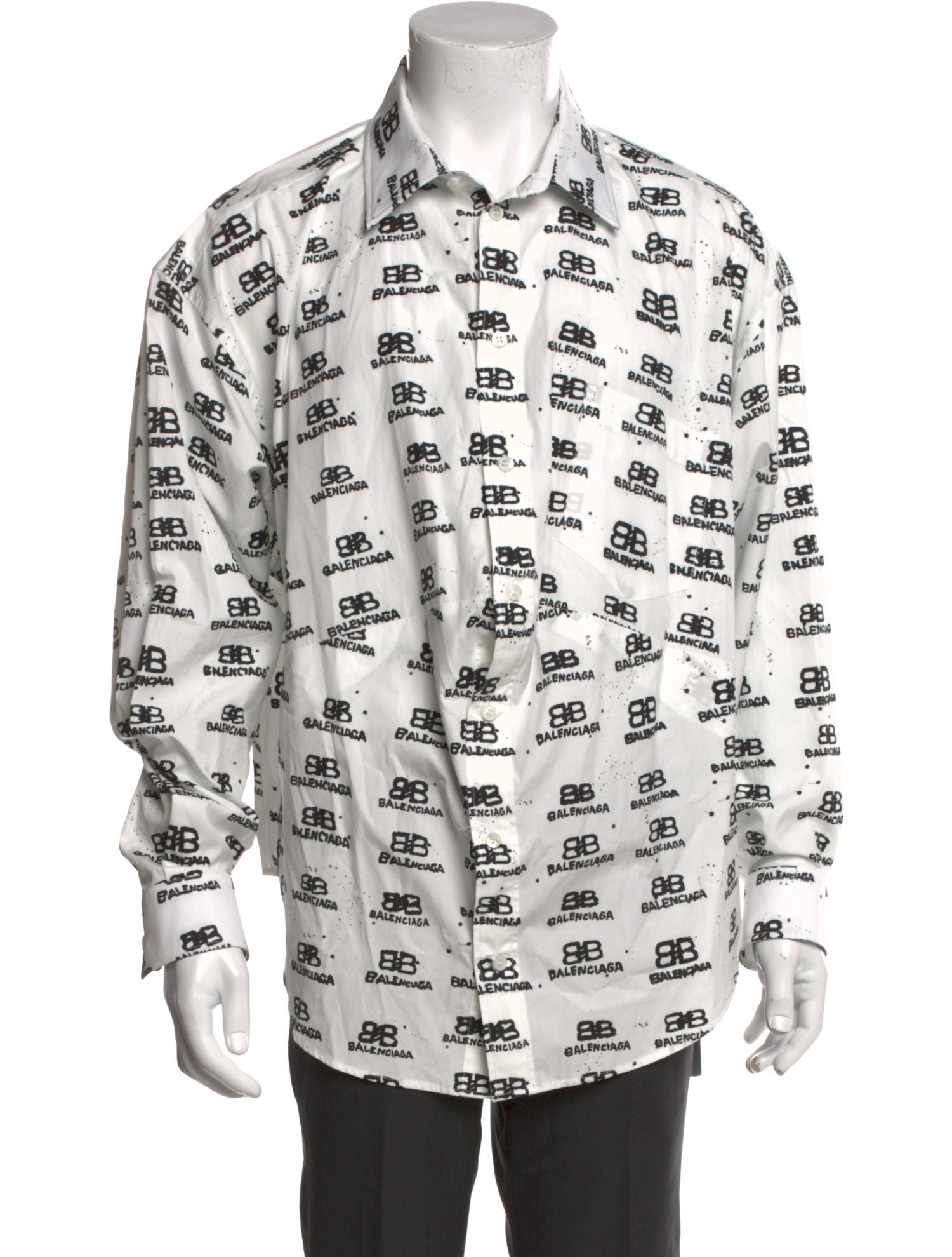 Balenciaga 2023 Printed Shirt w/ Tags