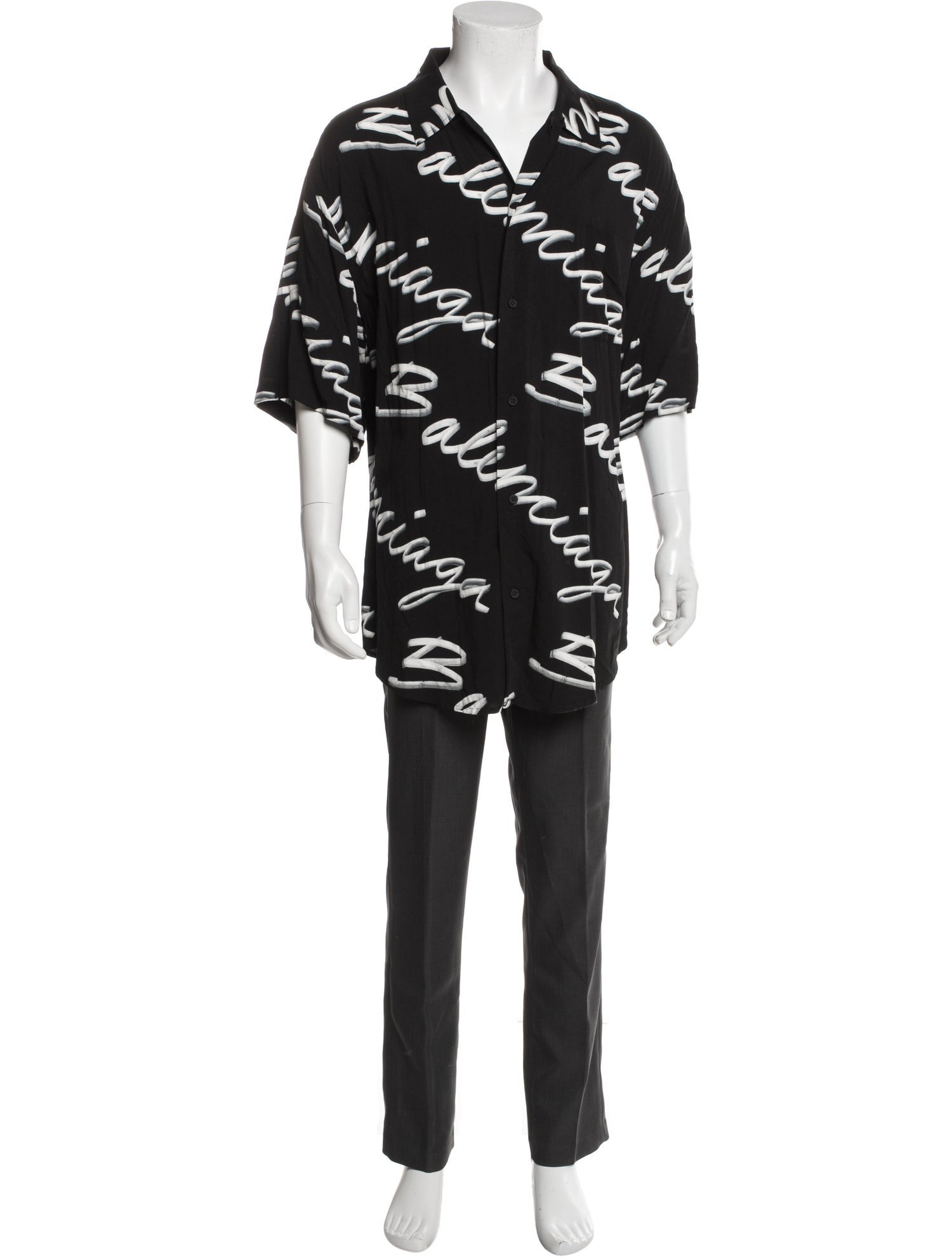 Balenciaga 2022 Printed Shirt