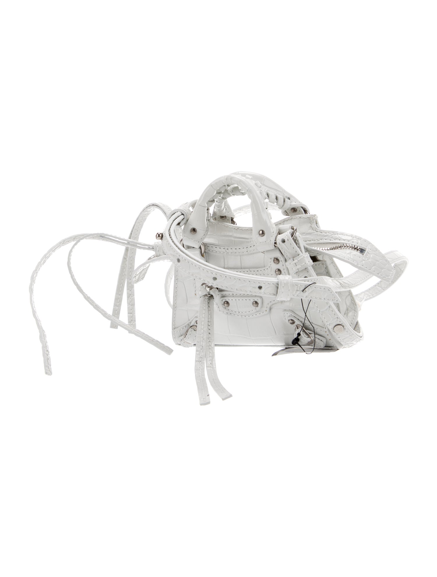 Balenciaga Embossed Leather Neo Classic Nano w/ Tags