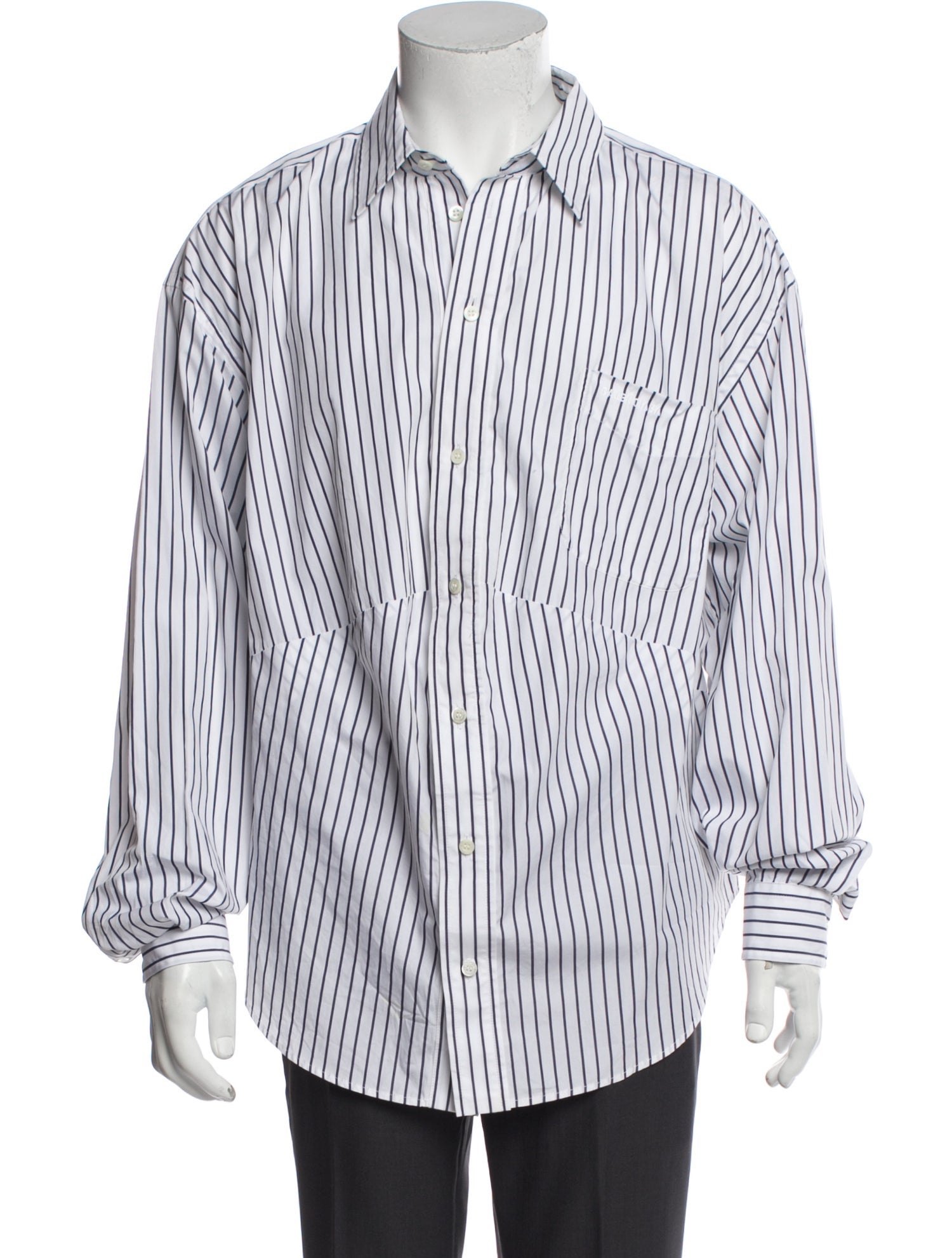 Balenciaga 2019 Striped Shirt