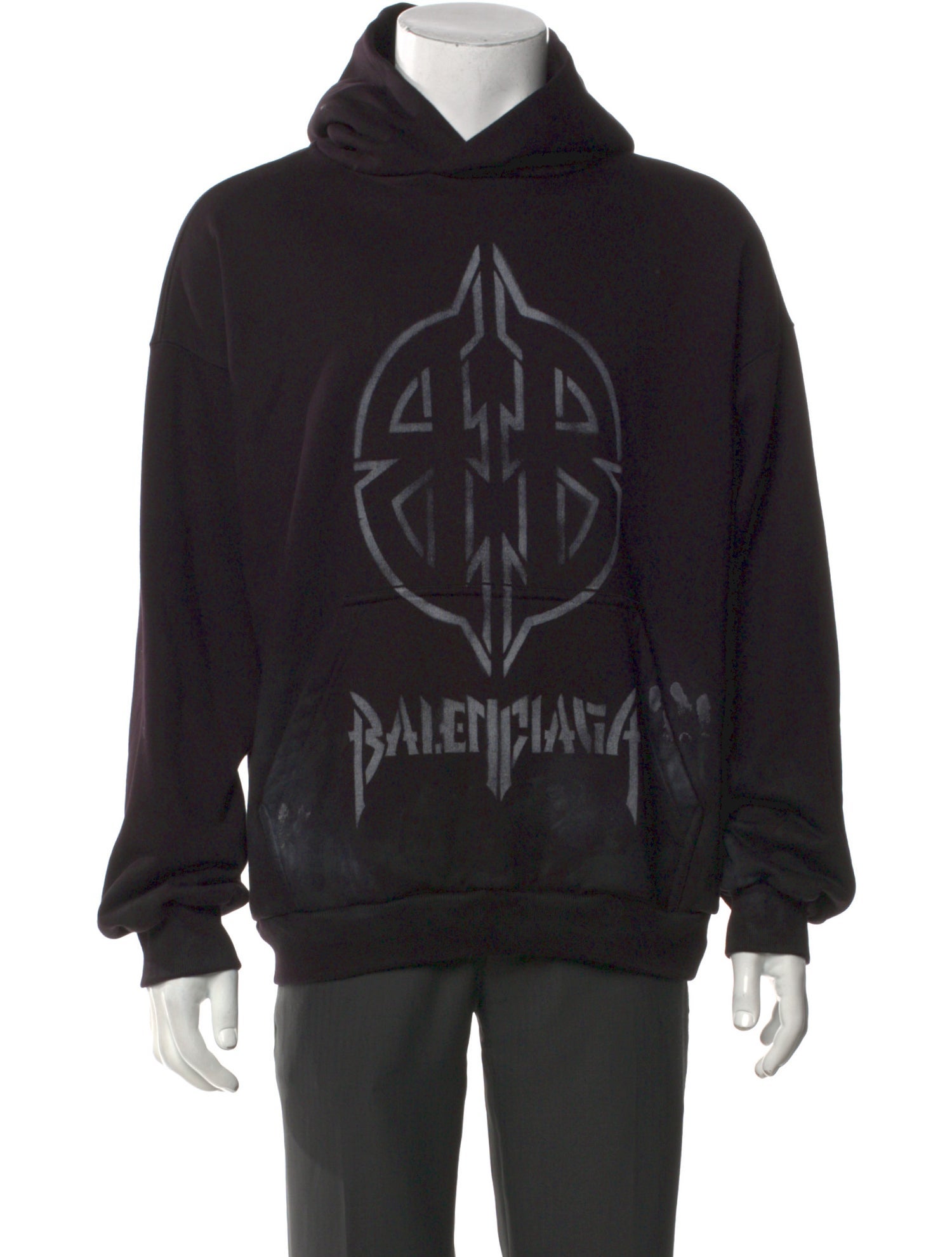 Balenciaga 2024 Graphic Print Hoodie