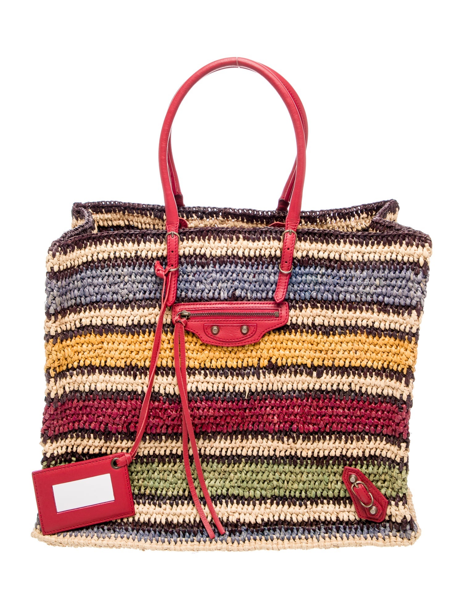 Balenciaga Raffia Panier