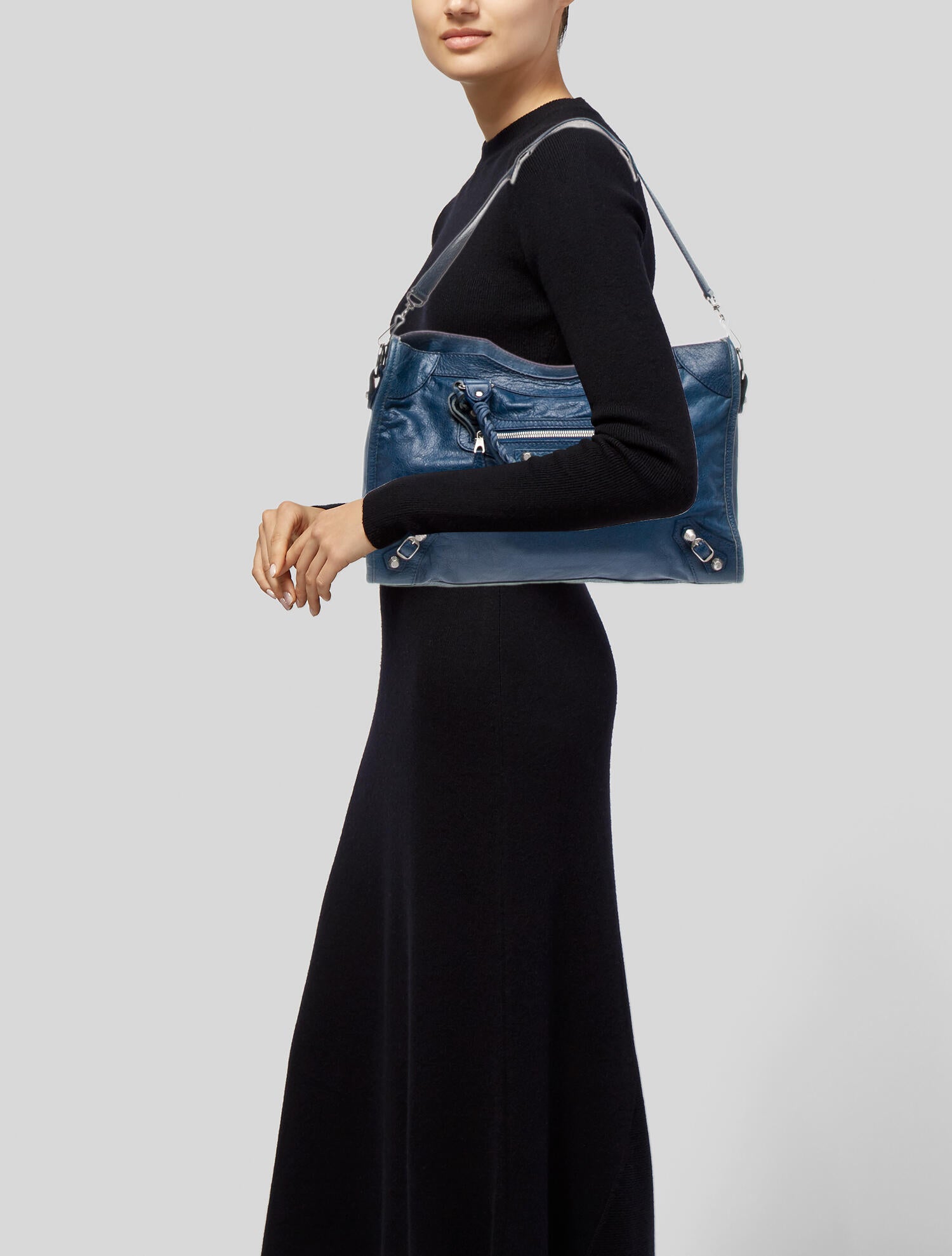 Balenciaga Leather Motocross City Giant