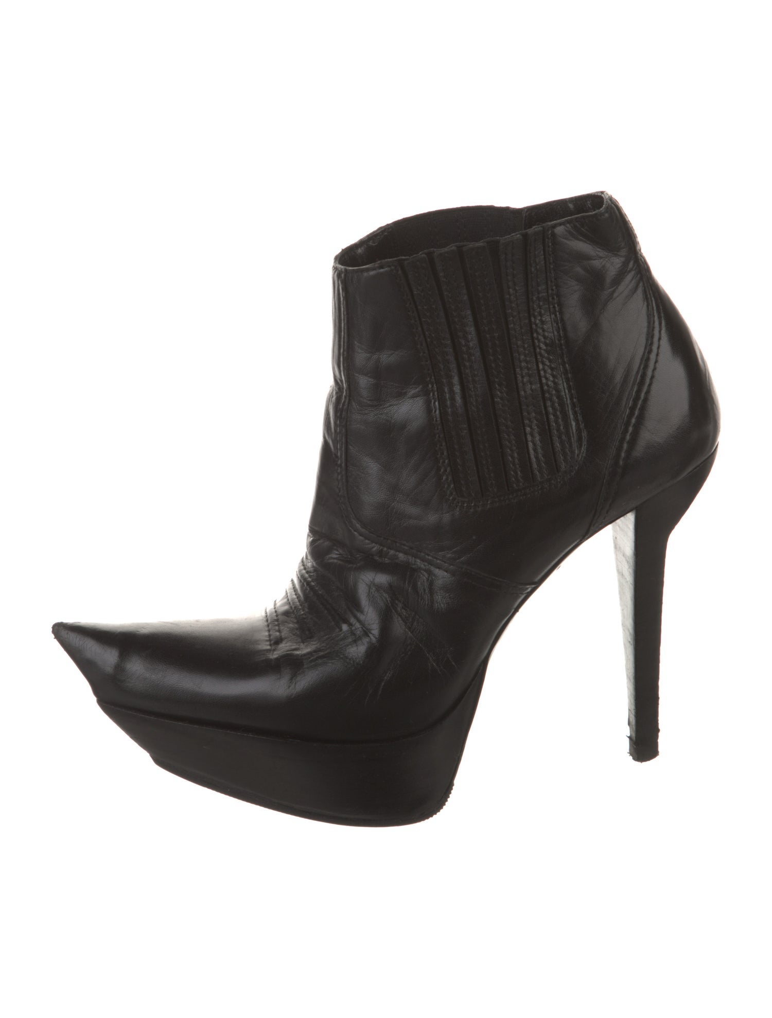 Balenciaga Leather Western Boots