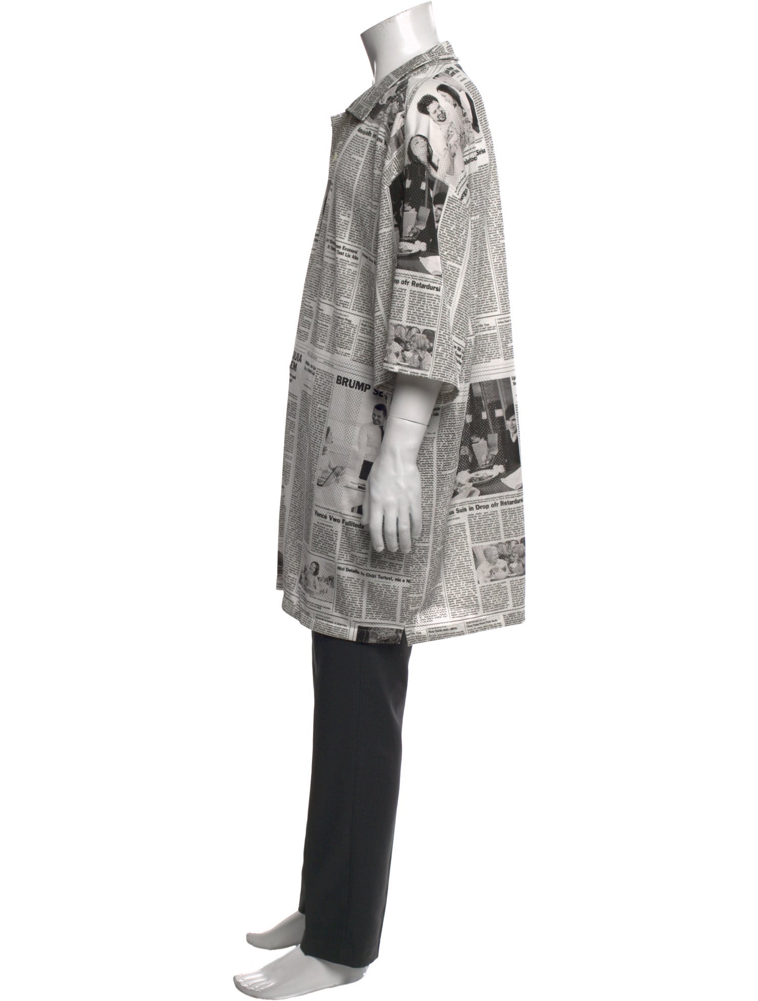 Balenciaga 2020 'Newspaper' Shirt