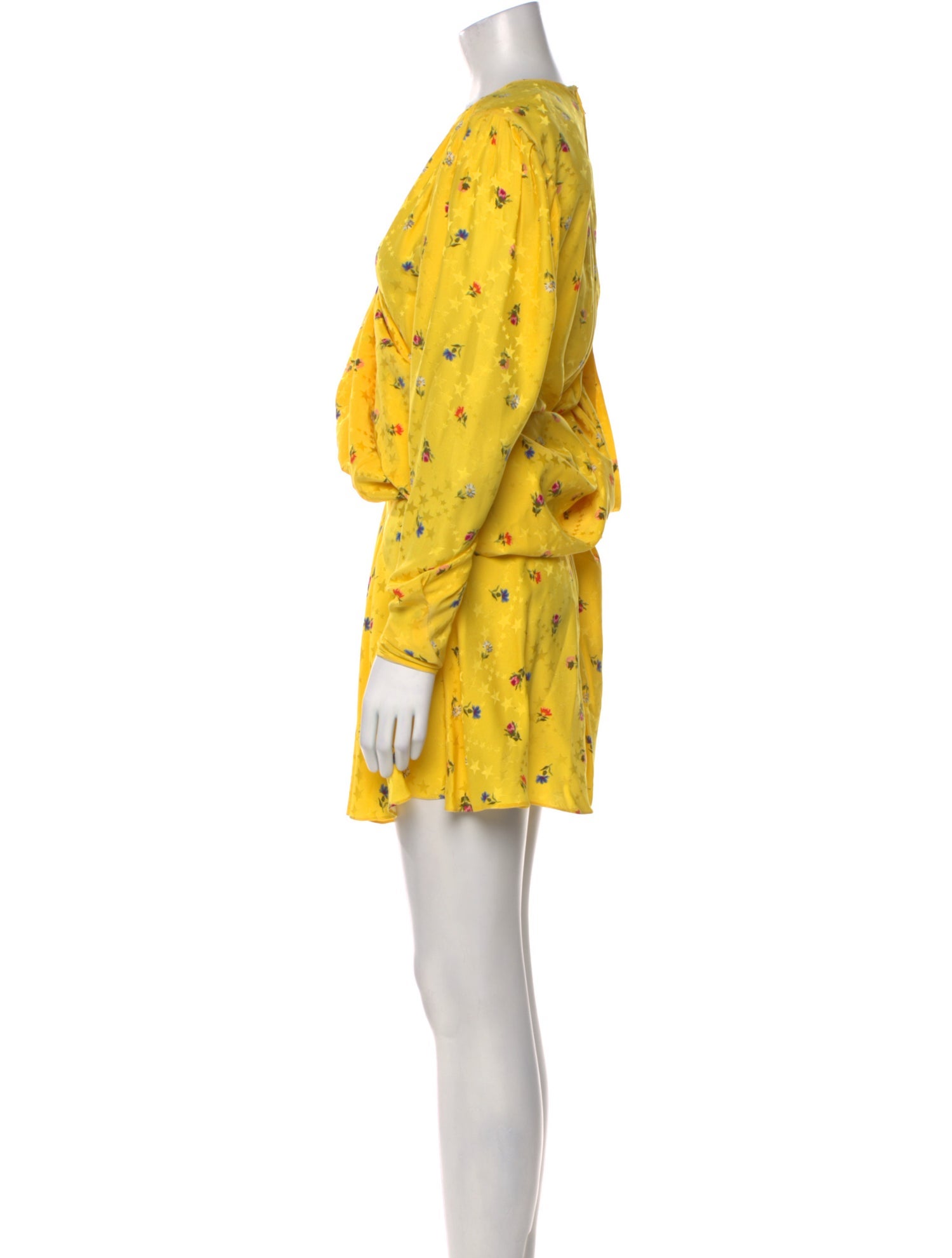 Balenciaga Floral Print Mini Dress