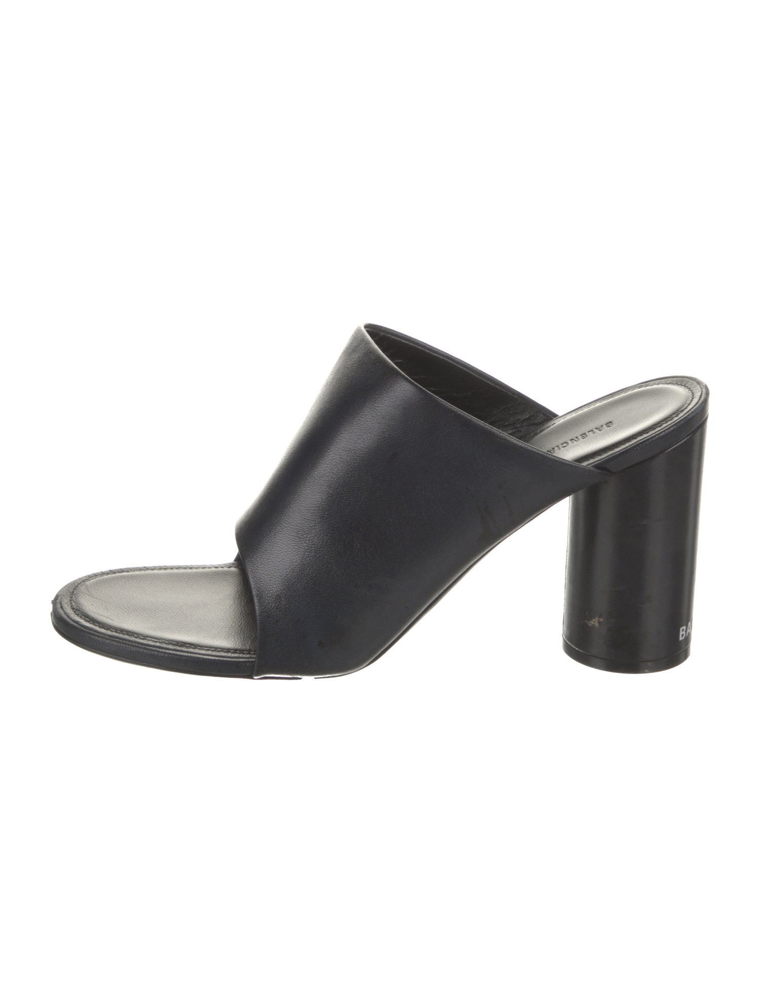 Balenciaga Leather Slides
