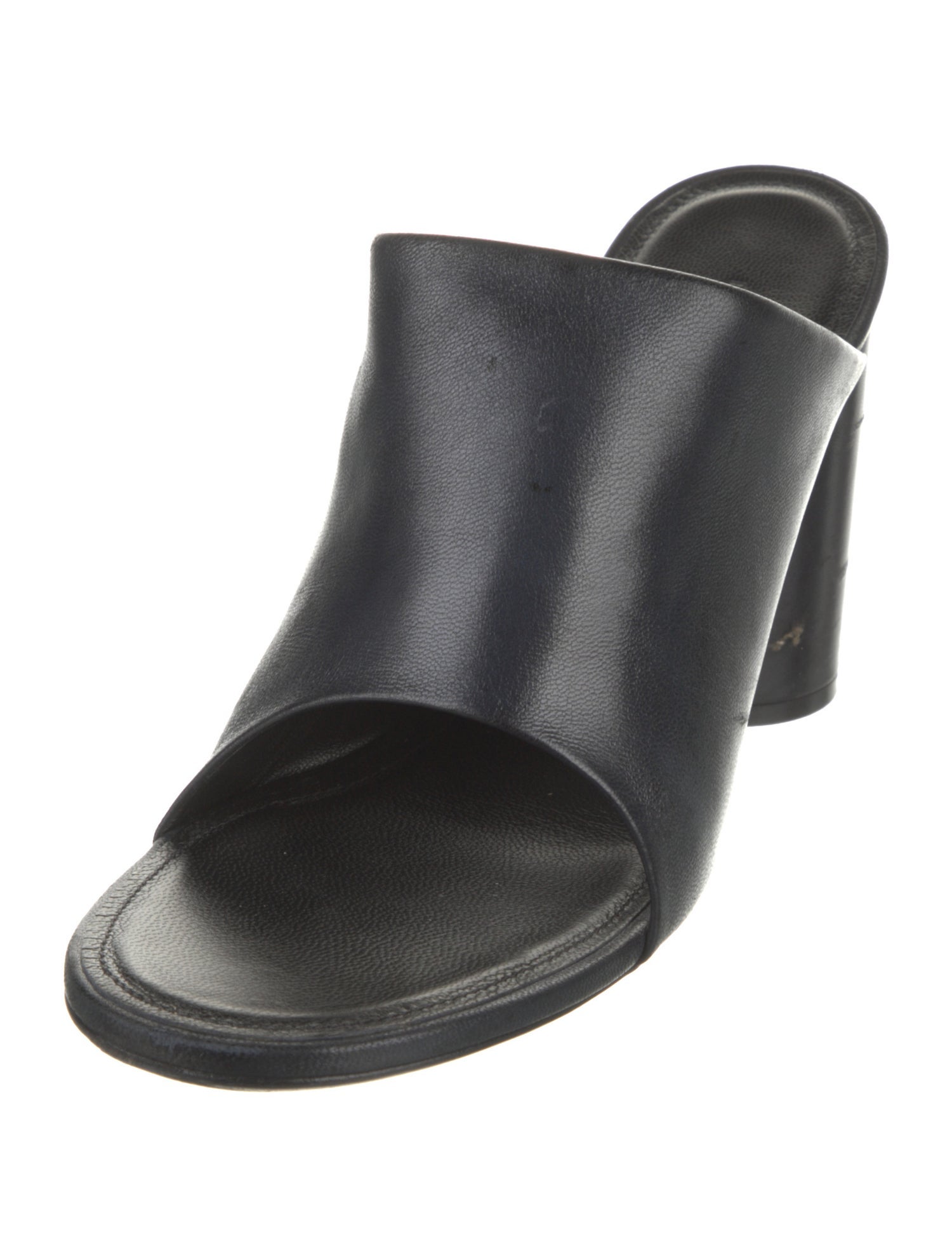 Balenciaga Leather Slides