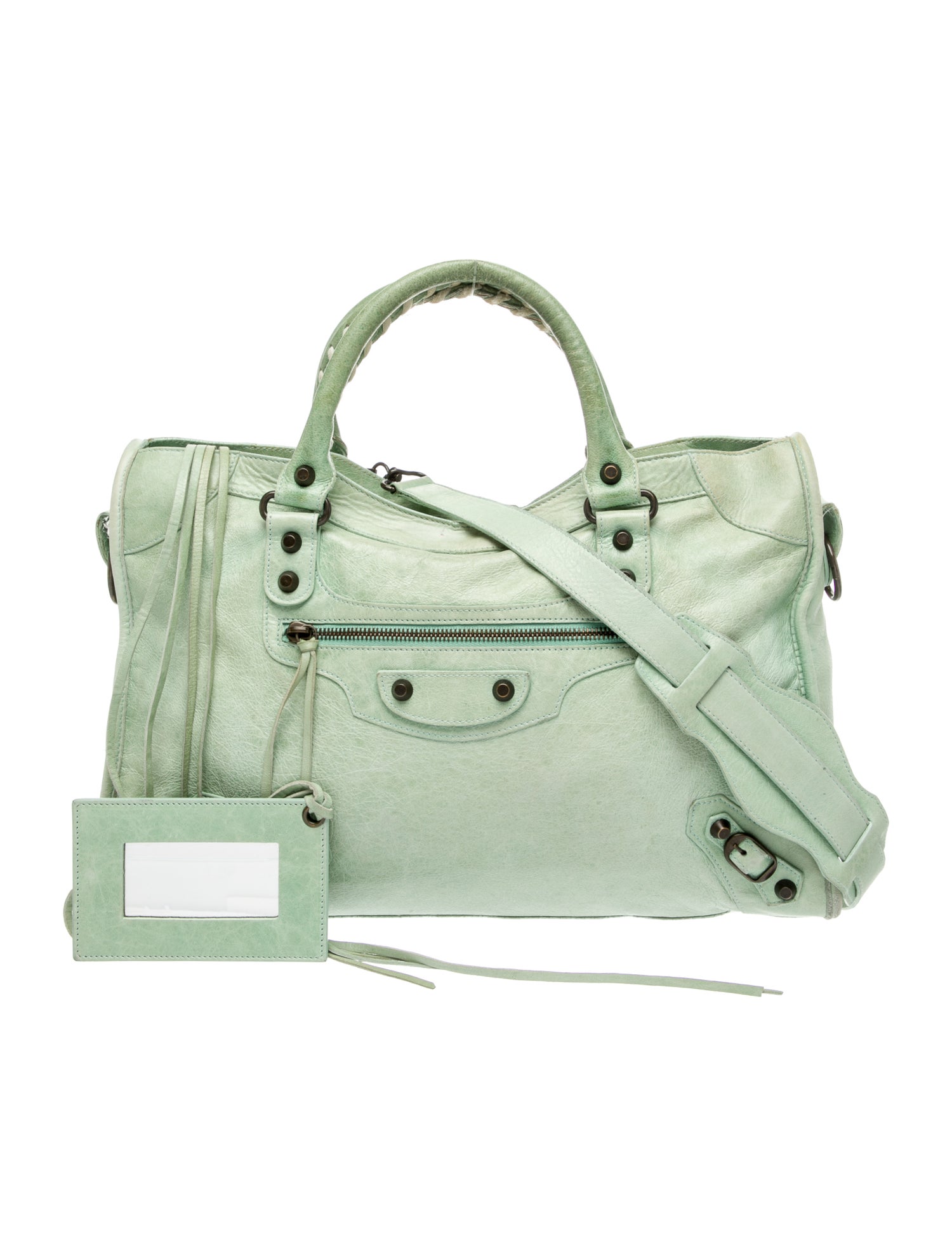 Balenciaga Leather Motocross Classic City