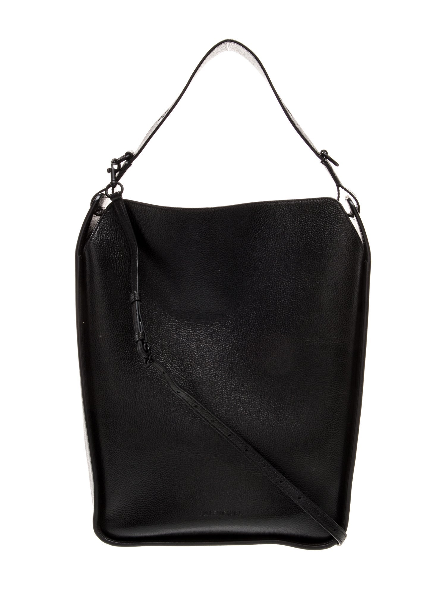 Balenciaga Leather Bucket Bag Medium