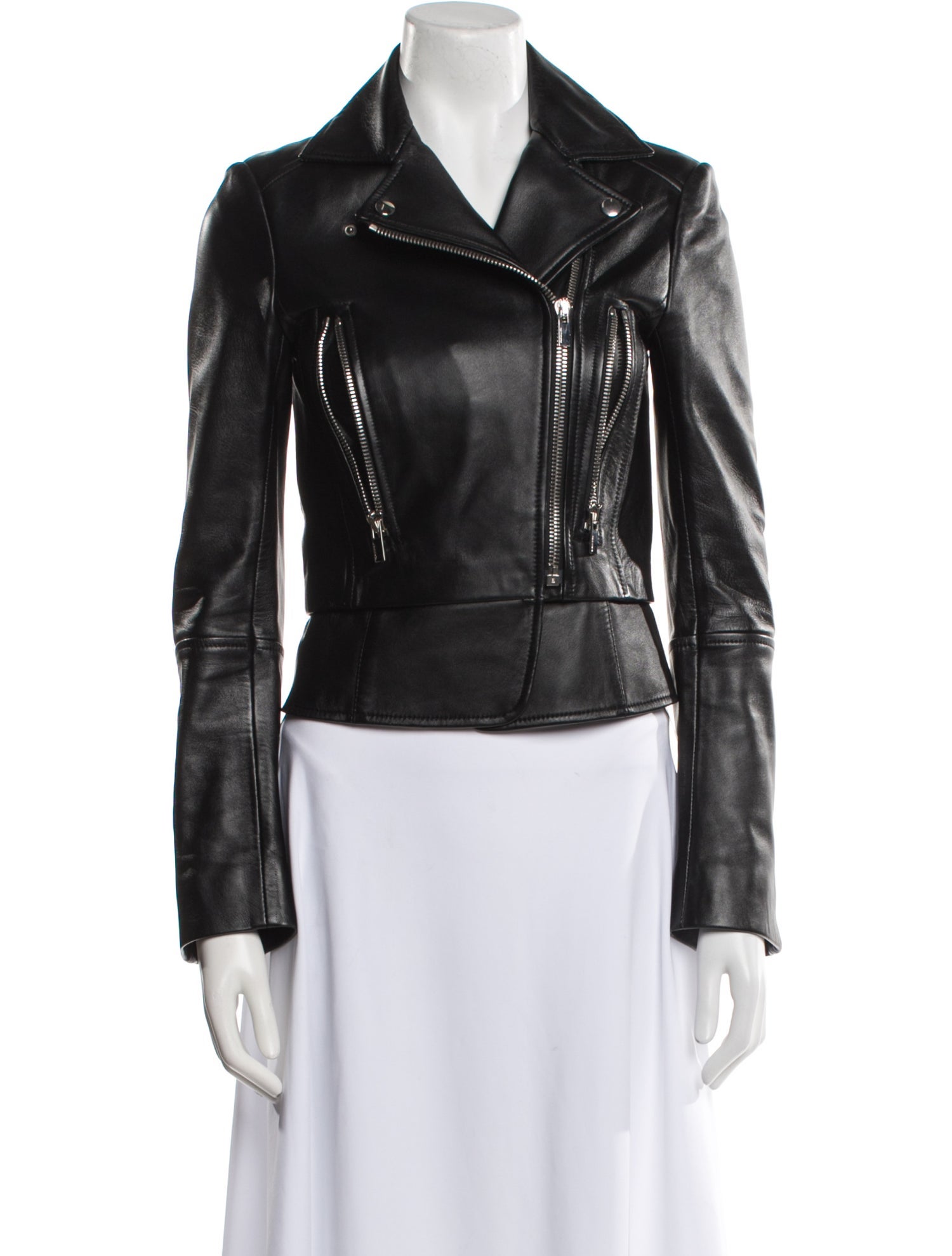 Balenciaga 2018-2019 Leather Biker Jacket