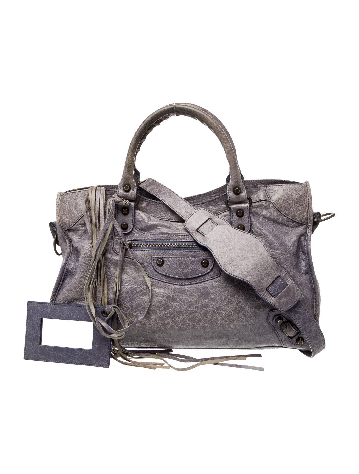 Balenciaga Leather Motocross Classic City