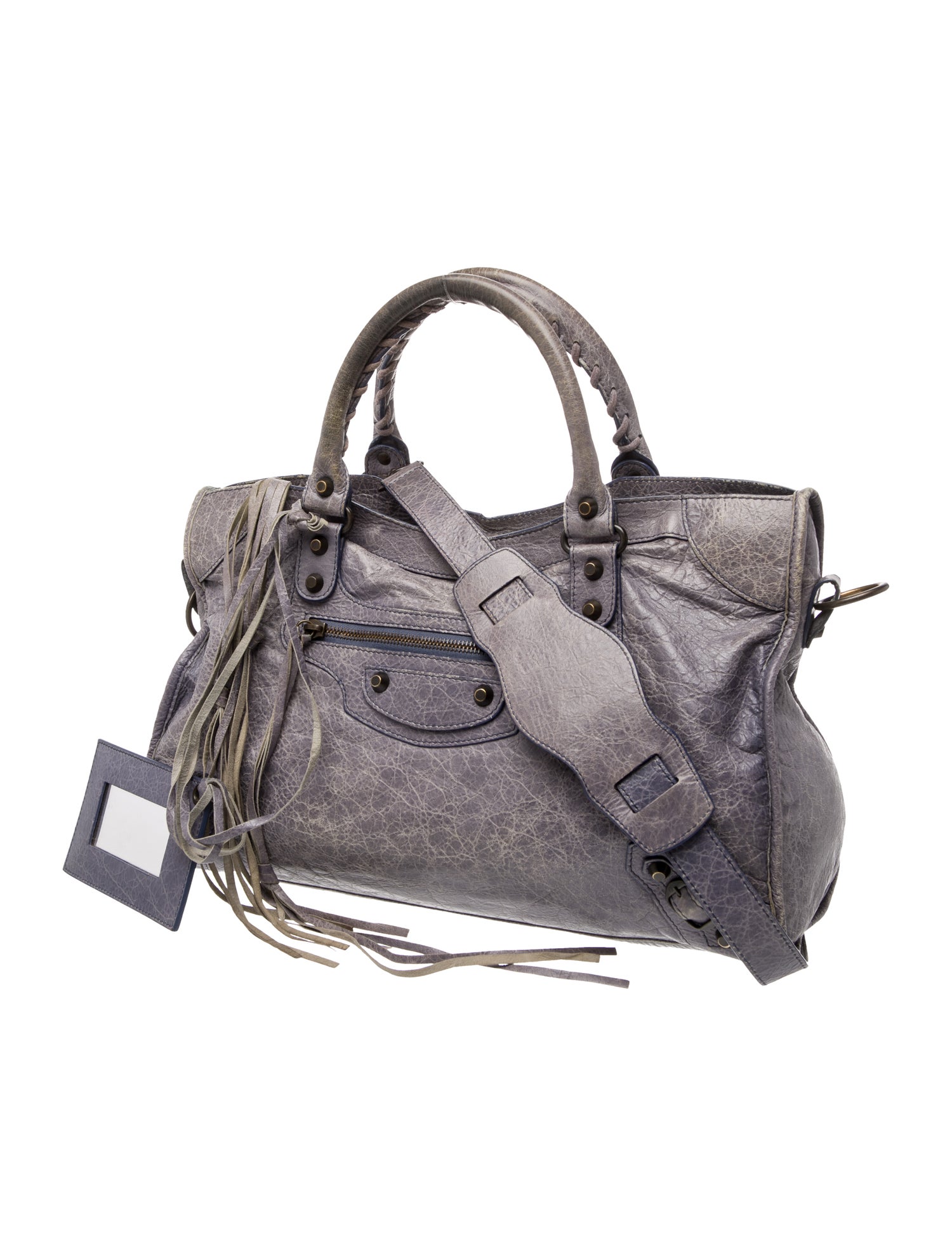 Balenciaga Leather Motocross Classic City