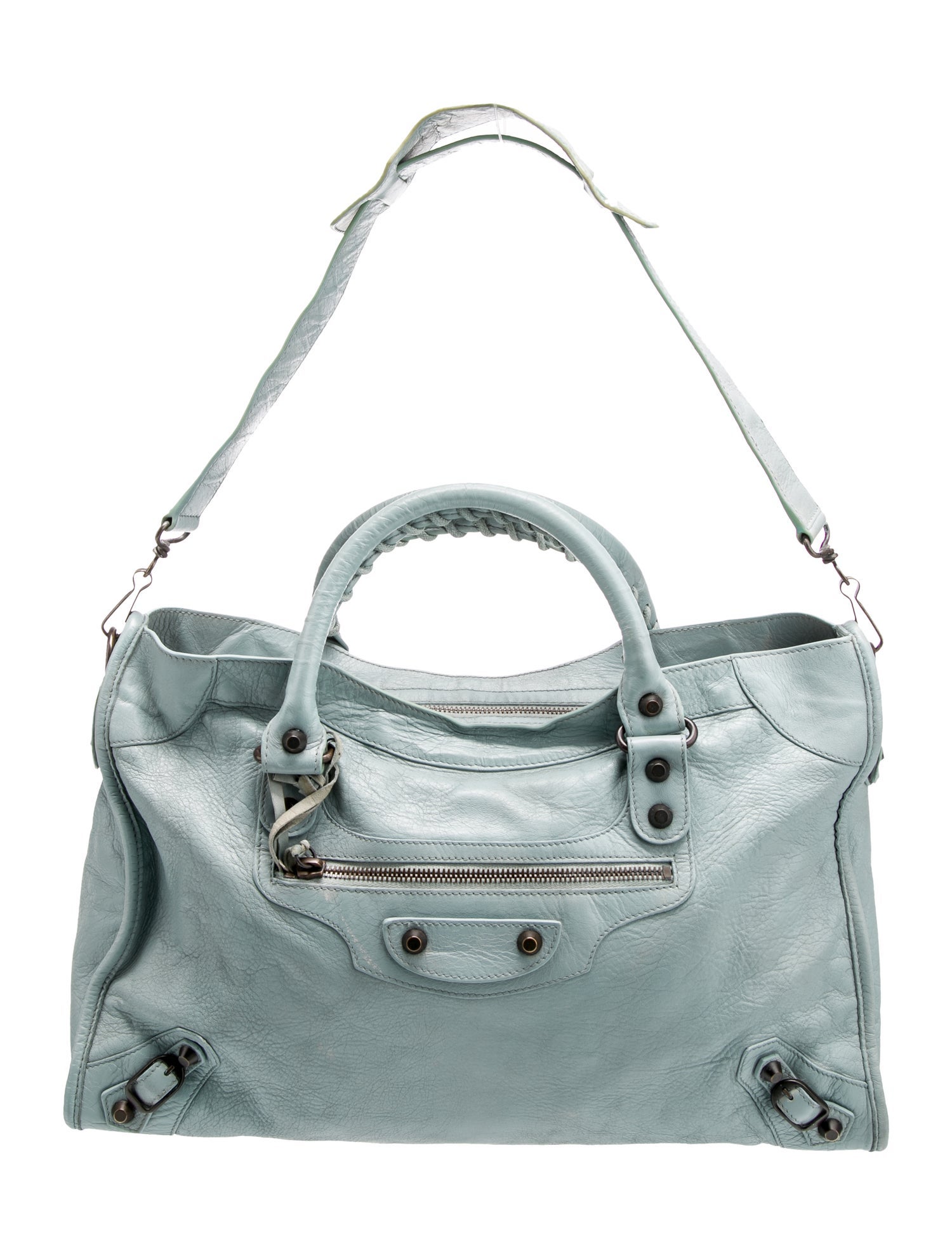 Balenciaga Leather Motocross Classic City