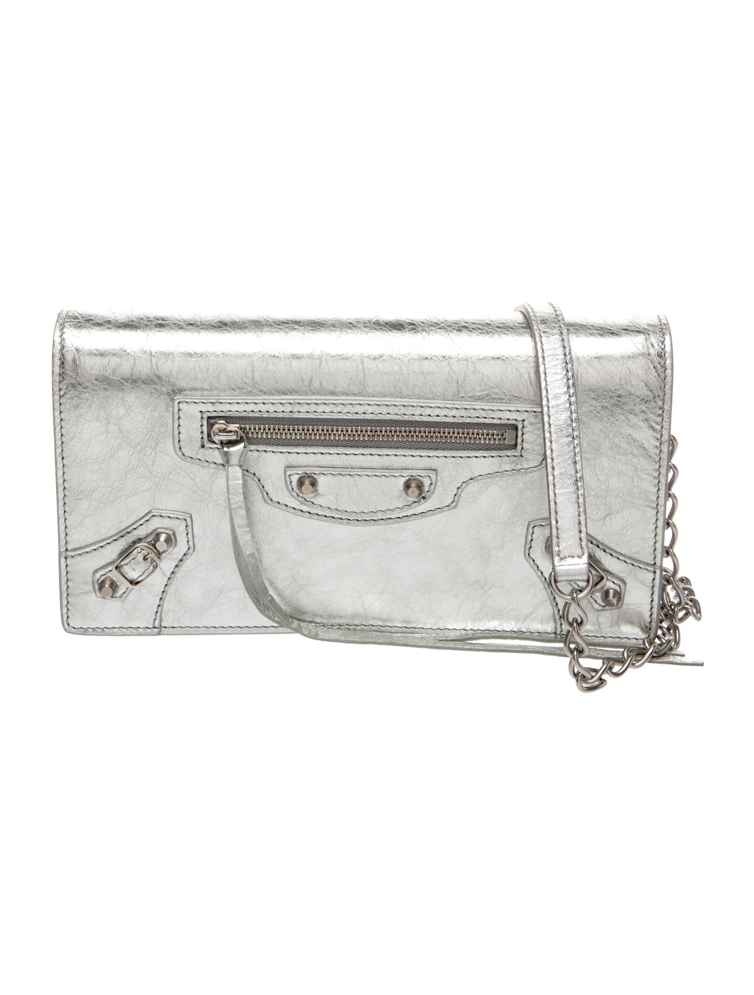 Balenciaga Leather Clutch