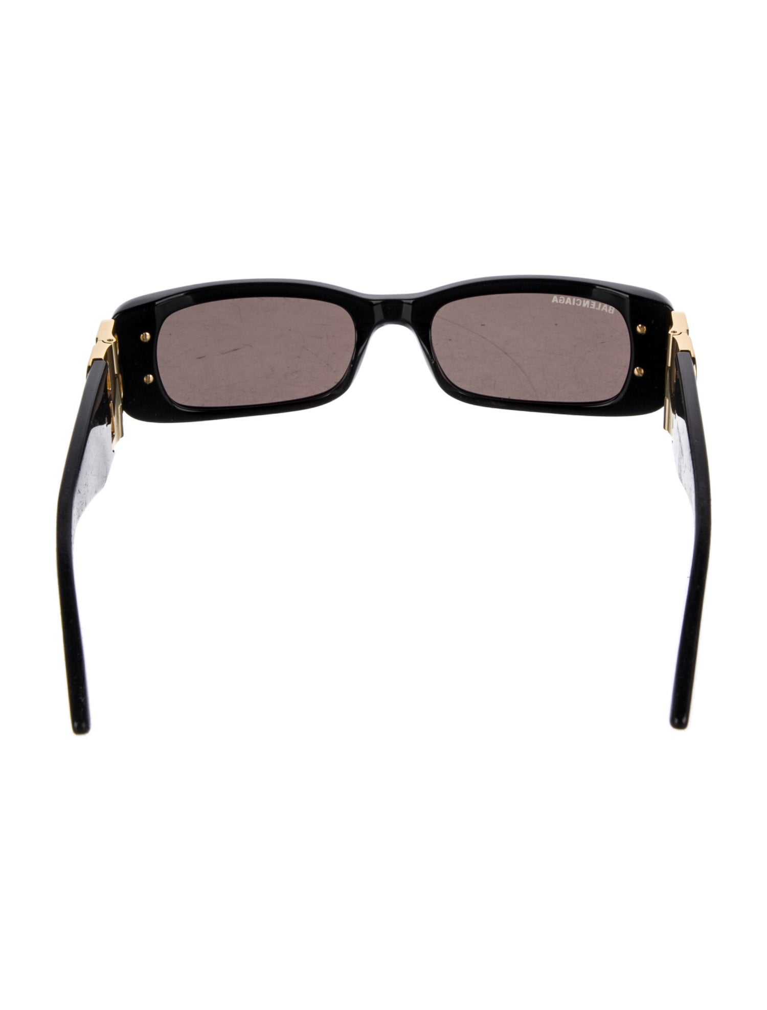 Balenciaga Square Tinted Sunglasses