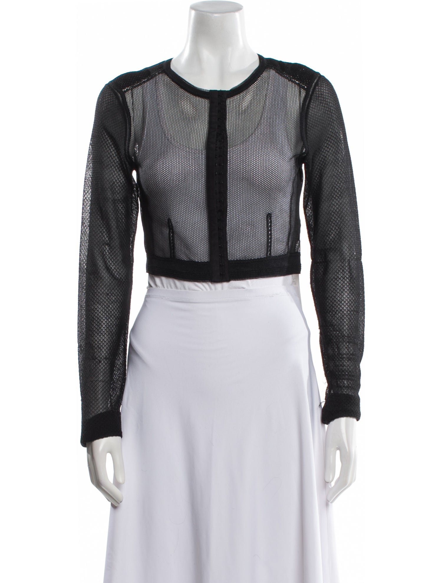 Balenciaga Silk Striped Bolero