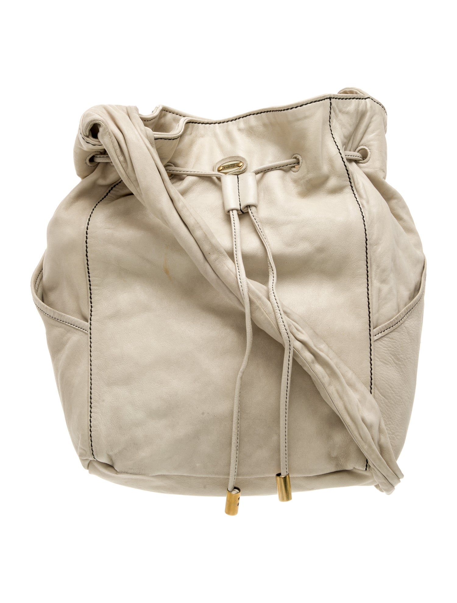 Balenciaga Leather Bucket Bag