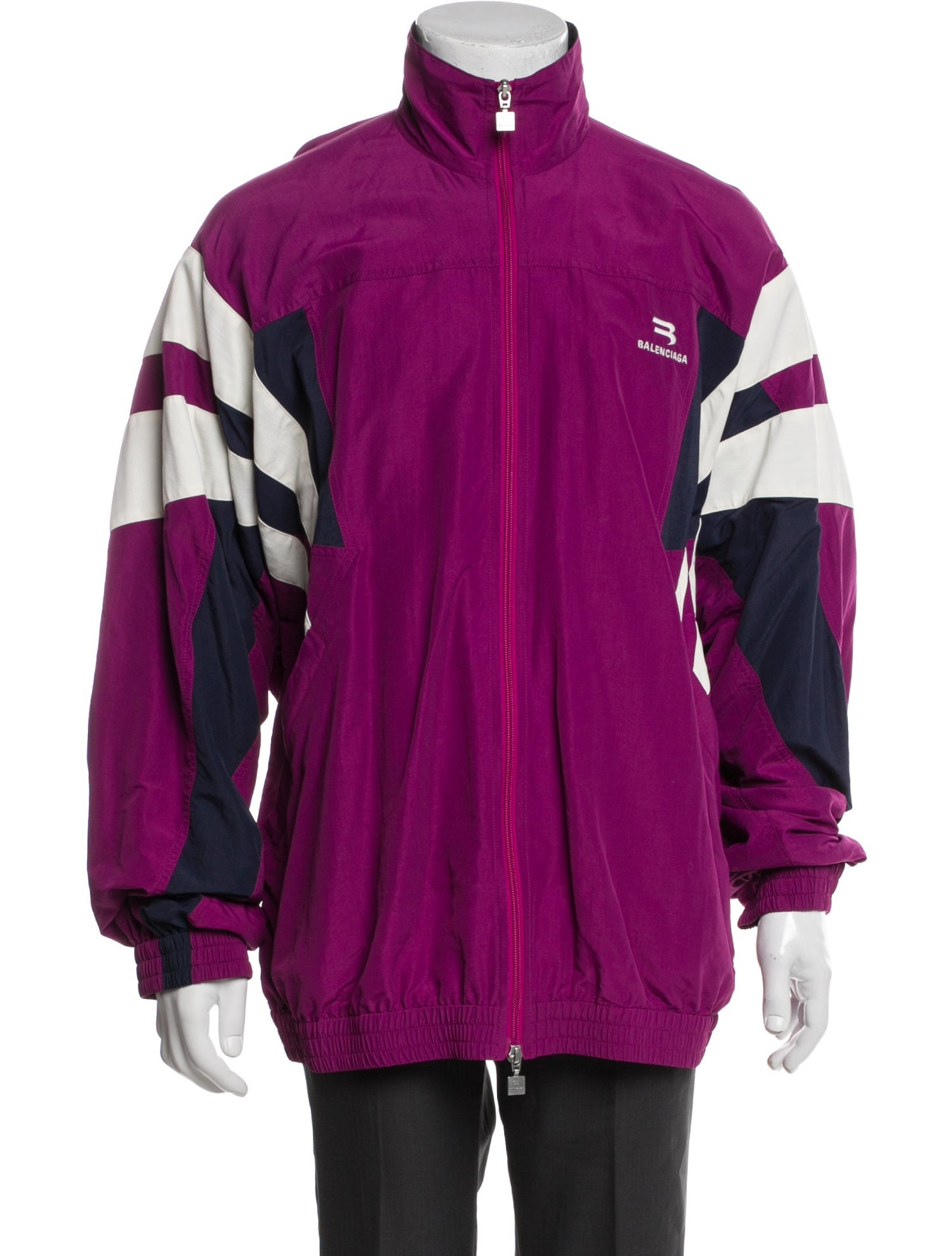 Balenciaga 2021 Sporty B Logo Windbreaker