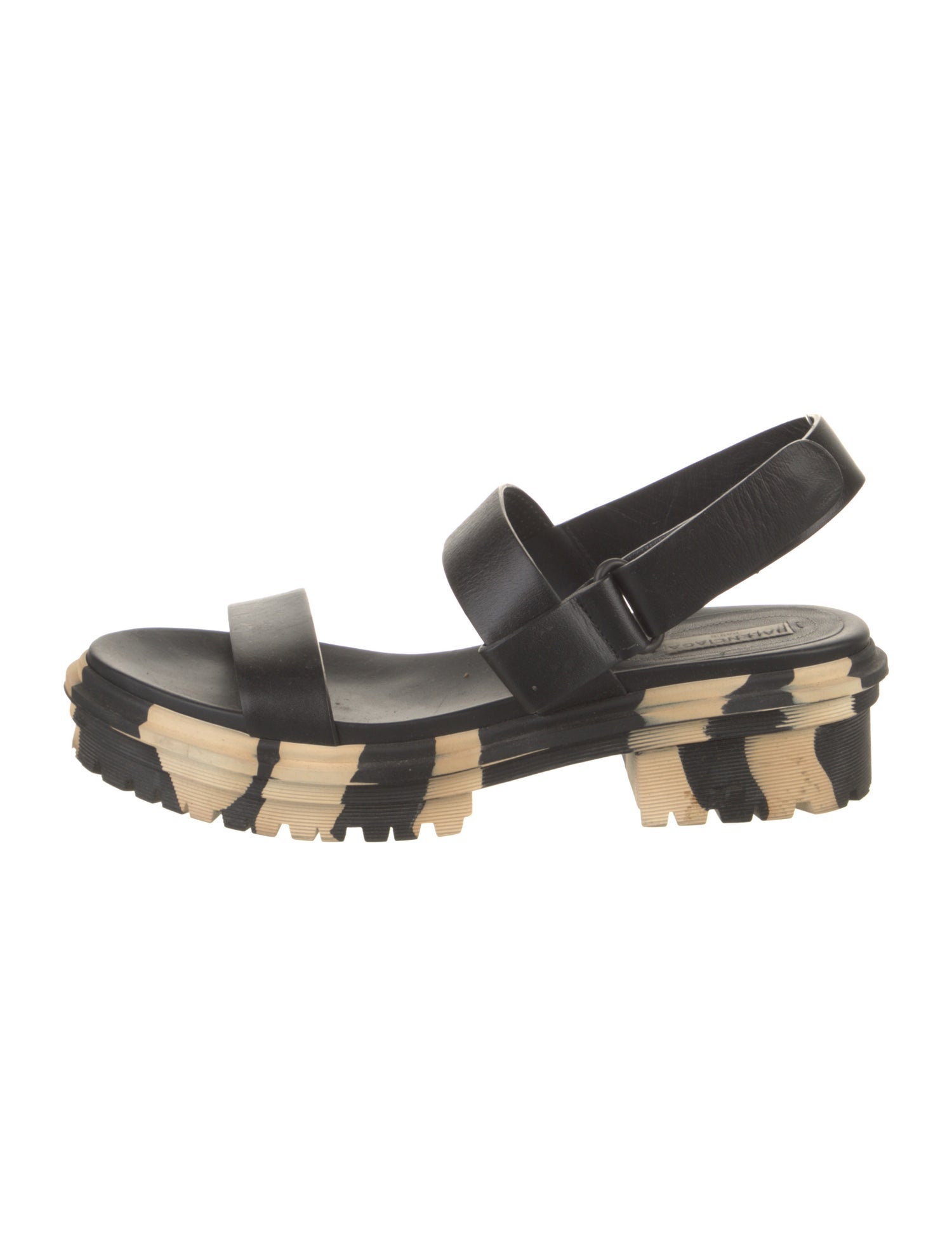 Balenciaga Leather Slingback Sandals