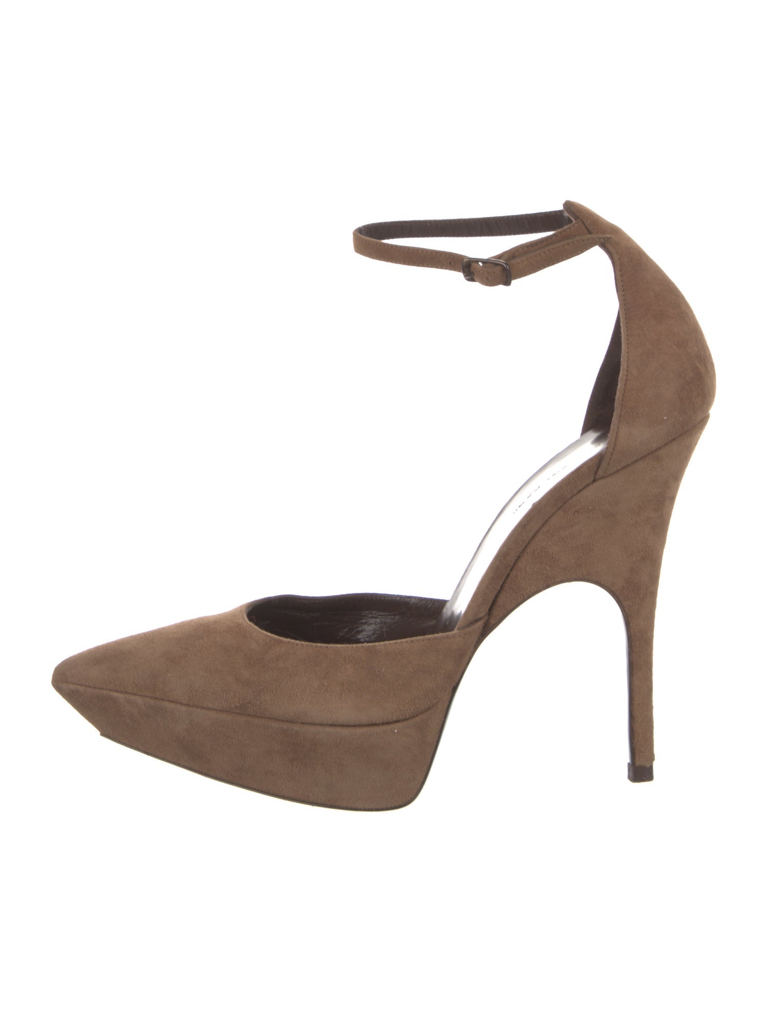 Balenciaga Suede D'Orsay Pumps