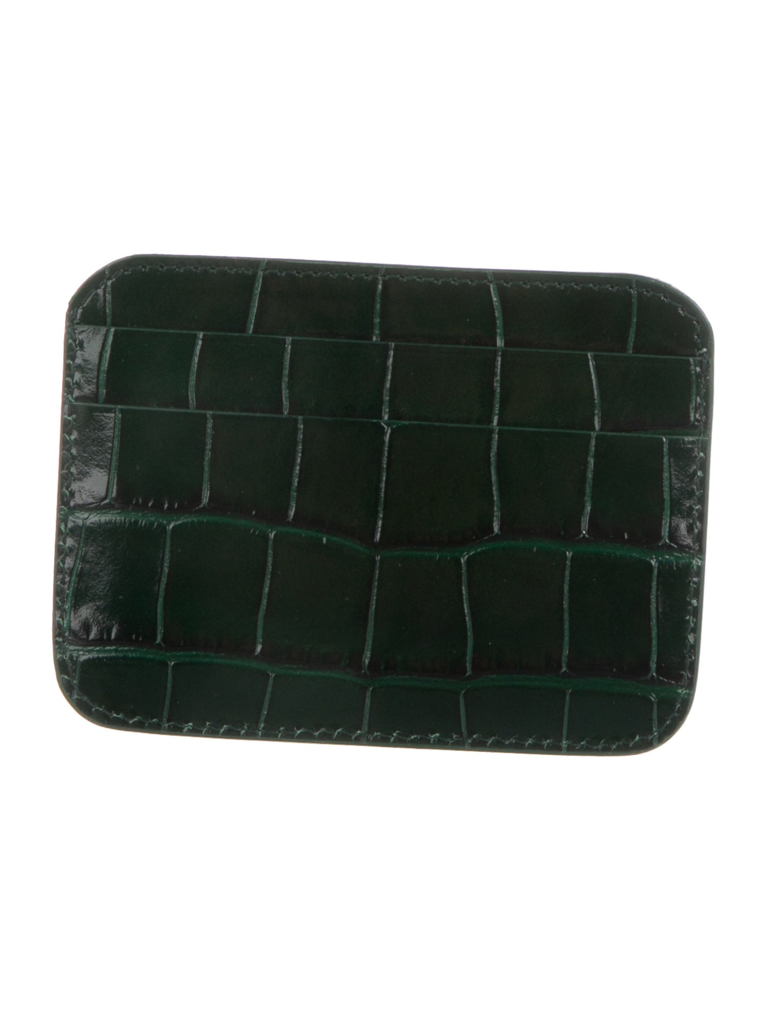 Balenciaga Embossed Leather Card Holder