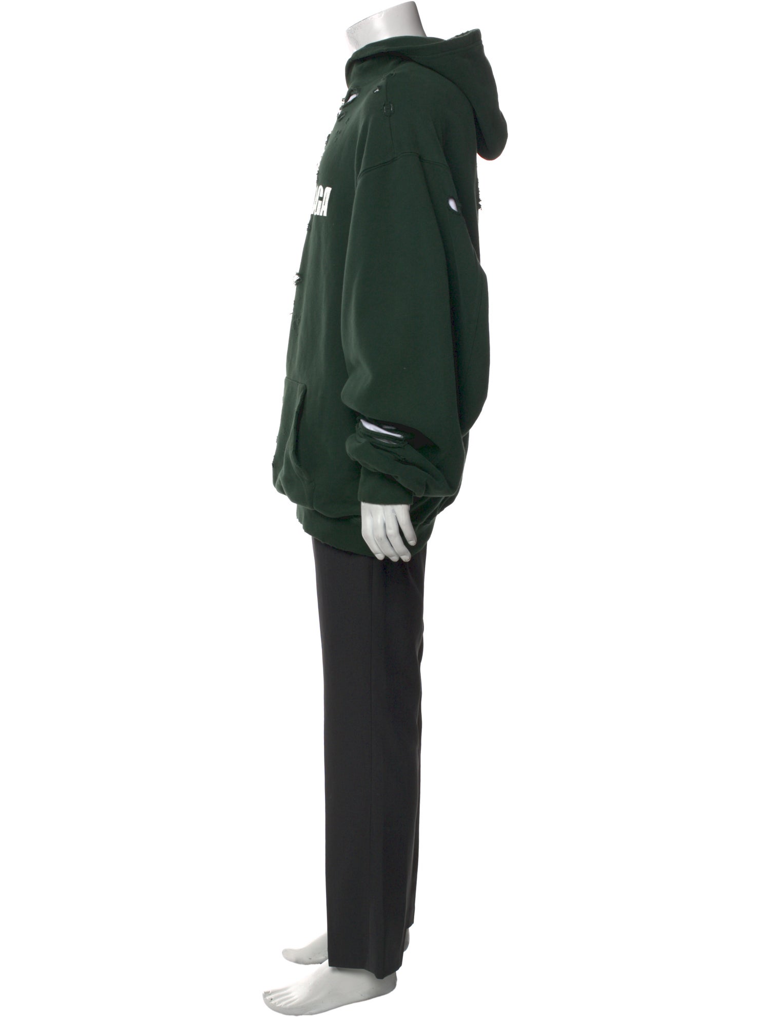 Balenciaga 2021 Stencil Logo Hoodie