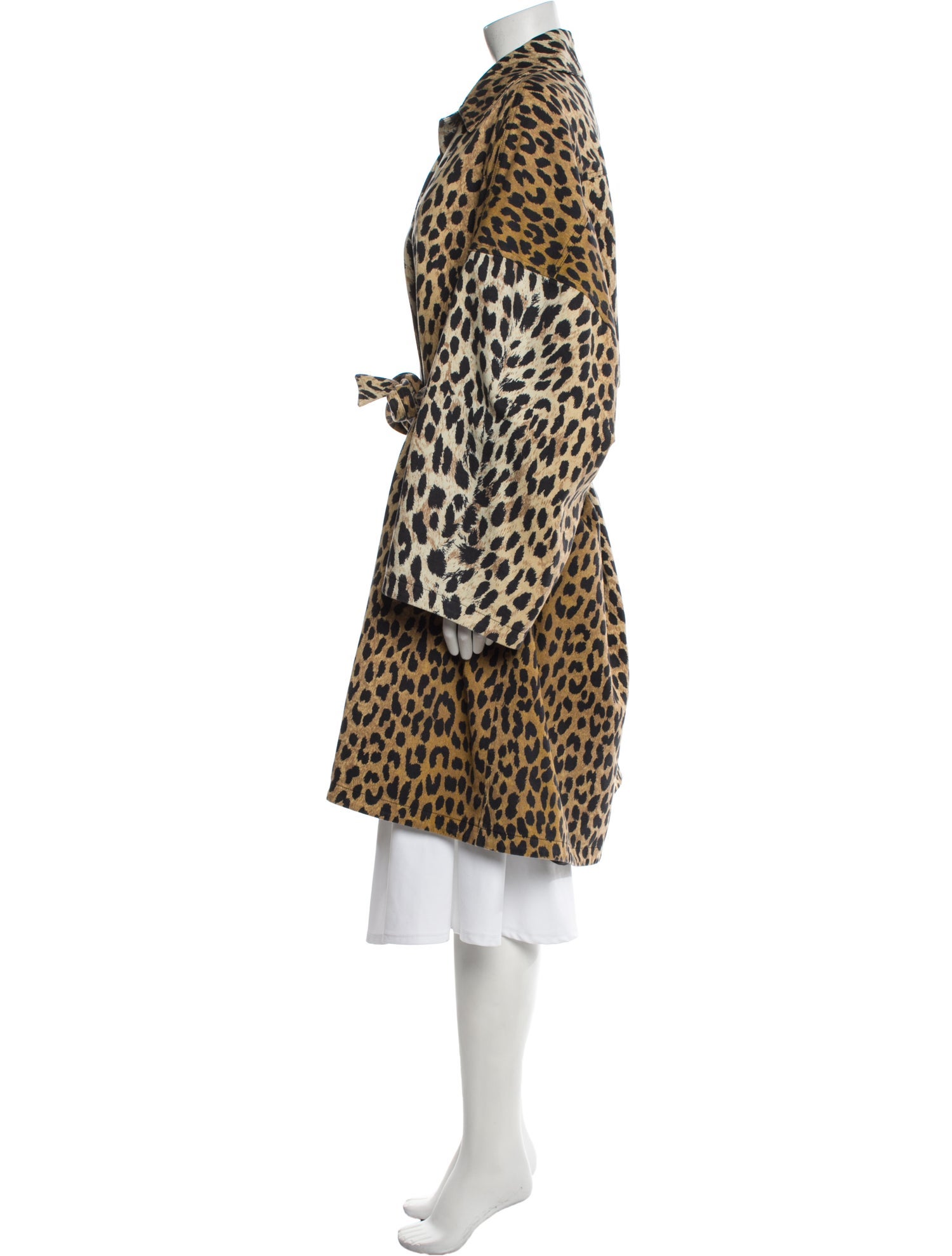 Balenciaga Animal Print Faux Fur Coat